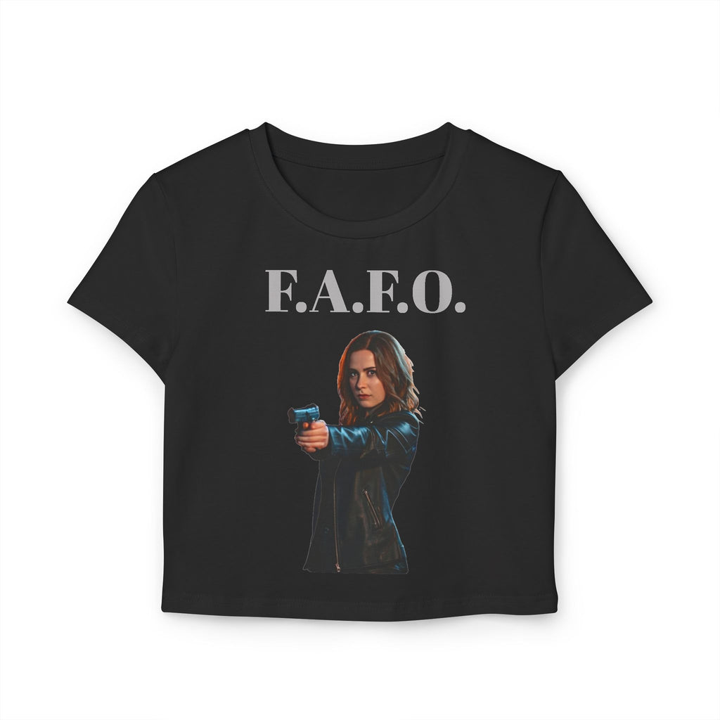 F.A.F.O. Women's Baby Tee - Empowering Graphic Tee