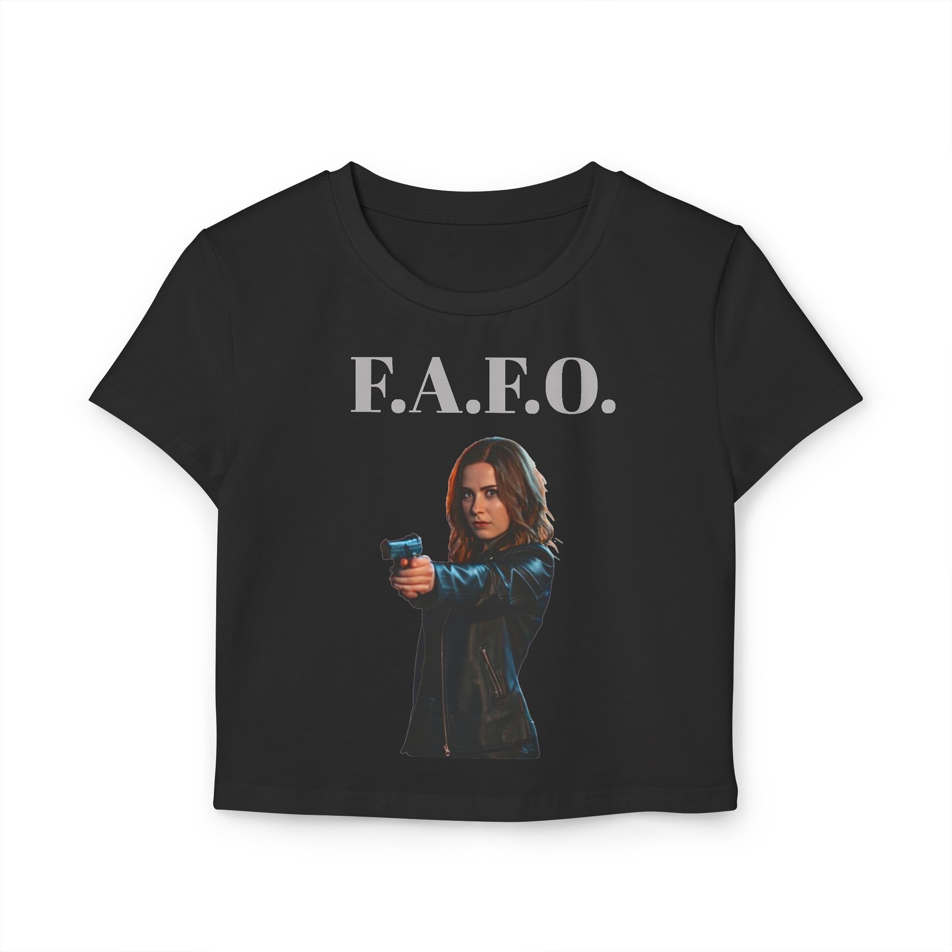 F.A.F.O. Women's Baby Tee - Empowering Graphic Tee