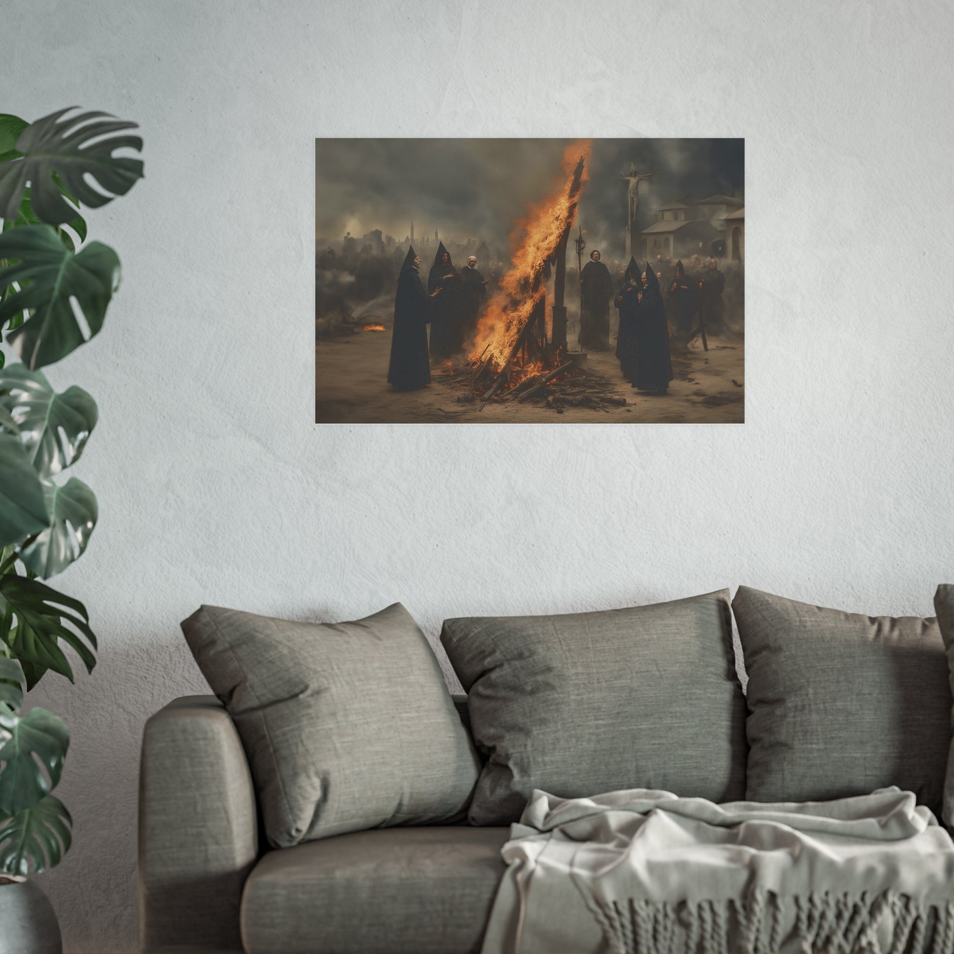 Witches Burning Satin and Archival Matte Poster