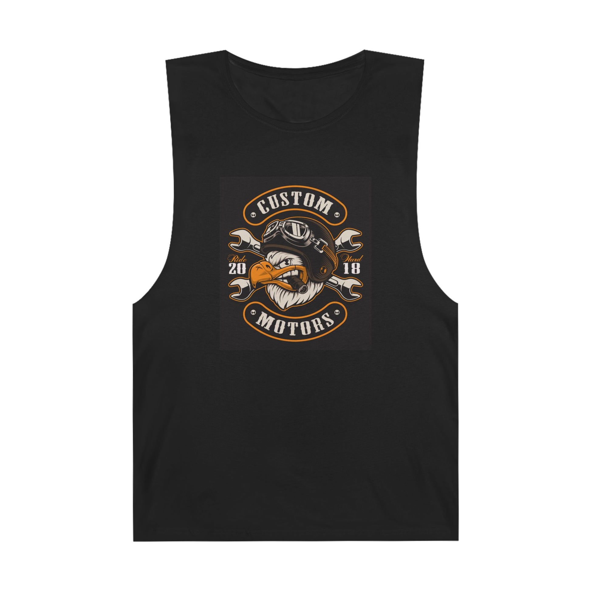 Custom Motors Cigar Smoking Eagle Sleeveless Tee