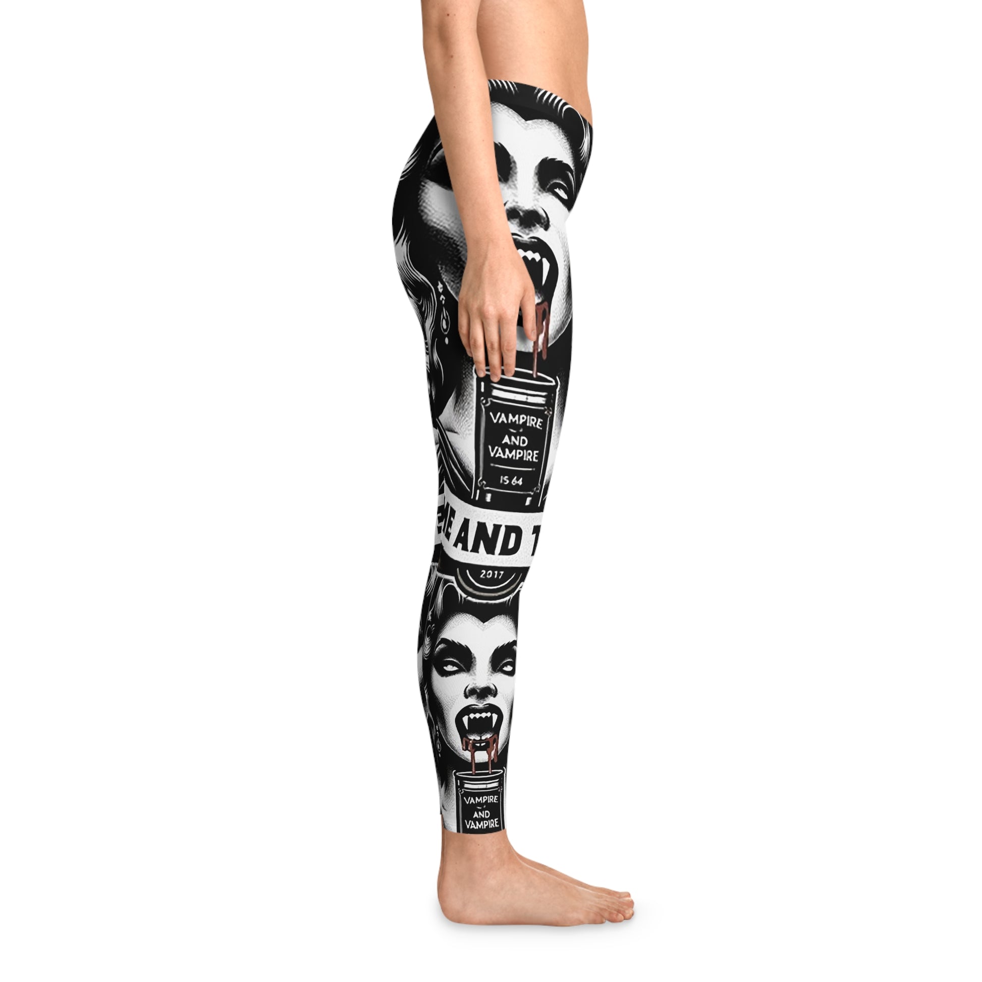 Gothic Vampire Girl Leggings