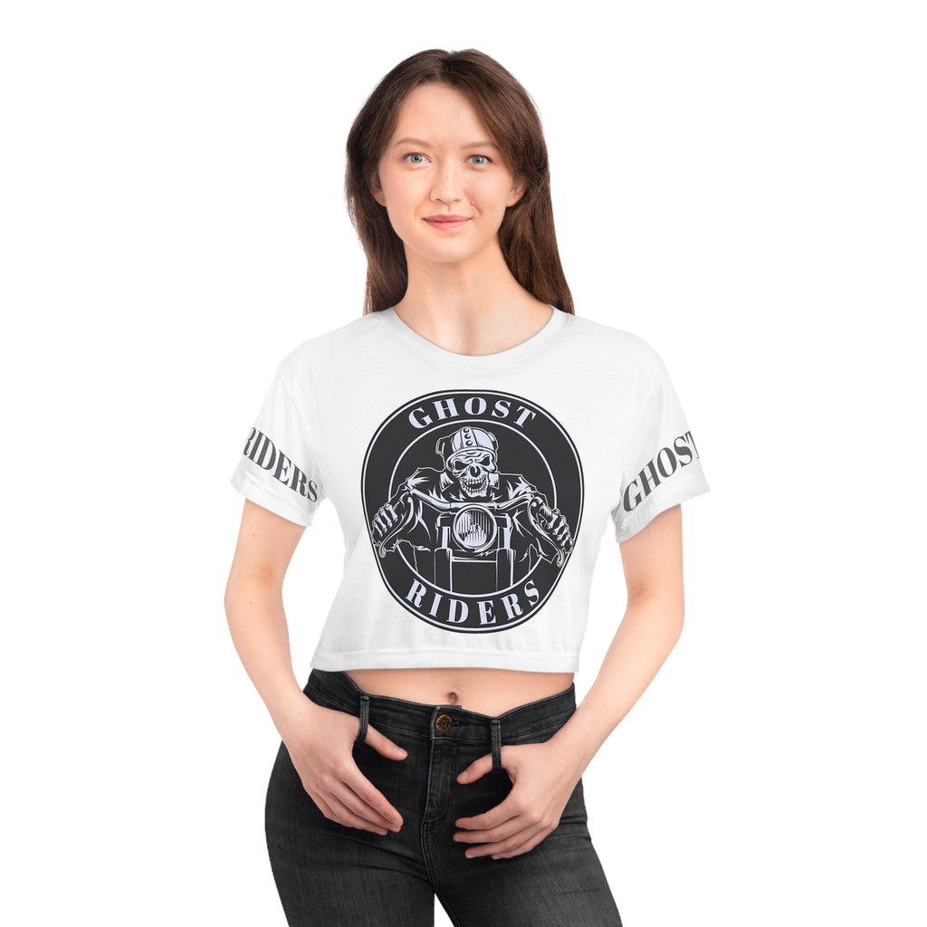 GHOST RIDERS Crop Tee (AOP)