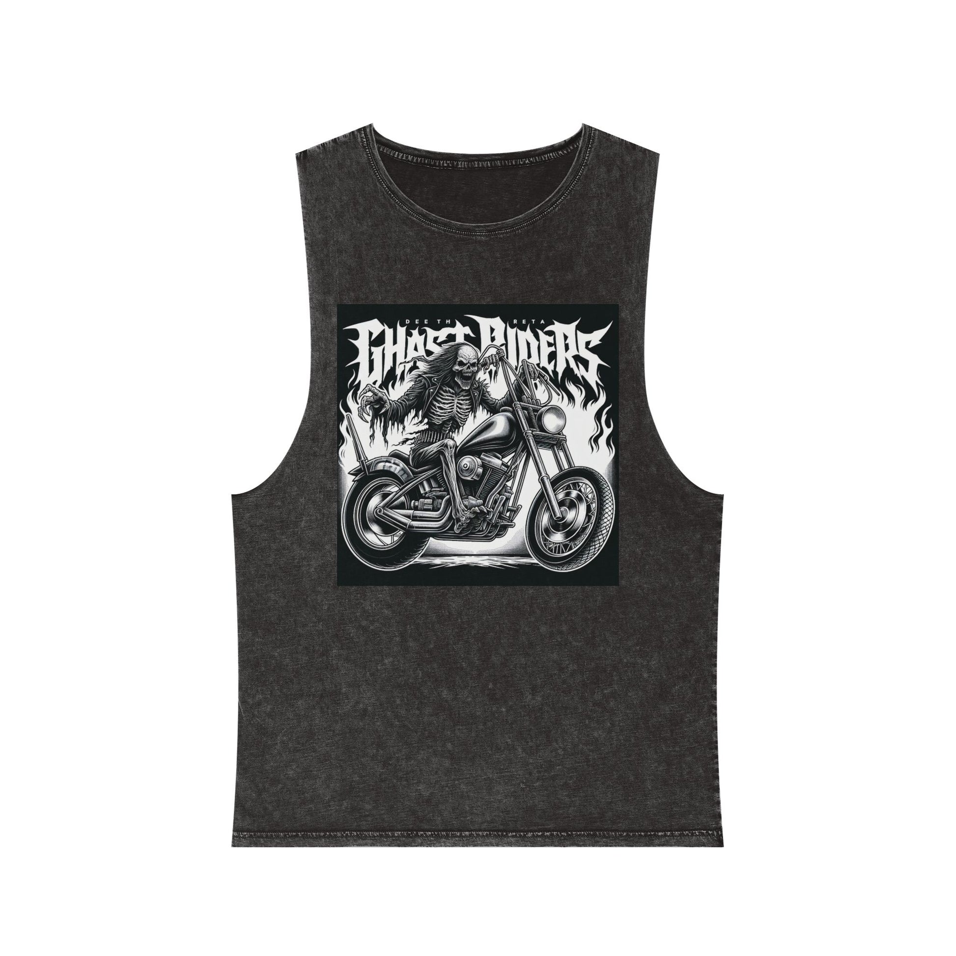 Ghost Riders Unisex Stonewash Tank Top