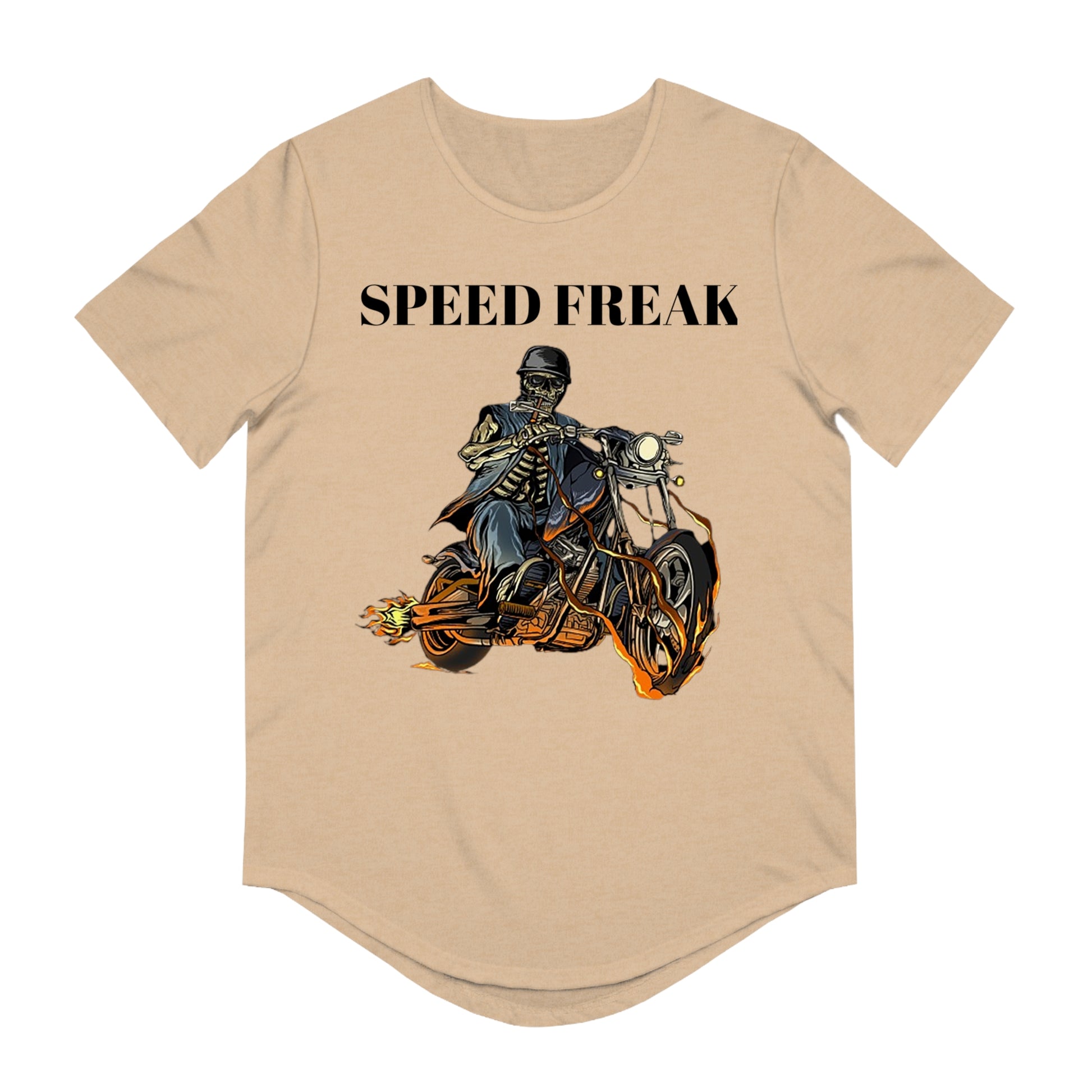 Speed Freak Men's Jersey Curved Hem Tee