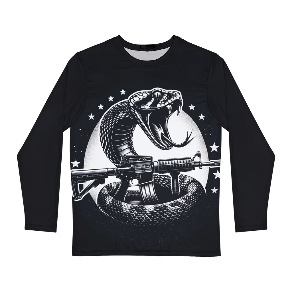 Assault Snake-Men's Long Sleeve Shirt (AOP)