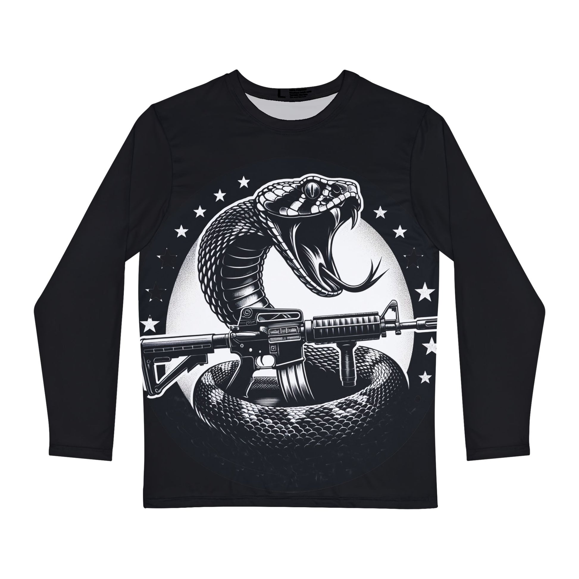 Assault Snake-Men's Long Sleeve Shirt (AOP)
