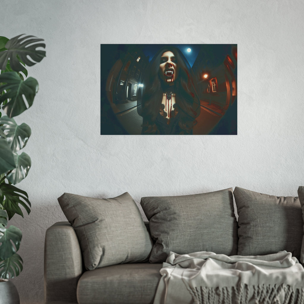 Vampire Mouth Satin and Archival Matte Poster
