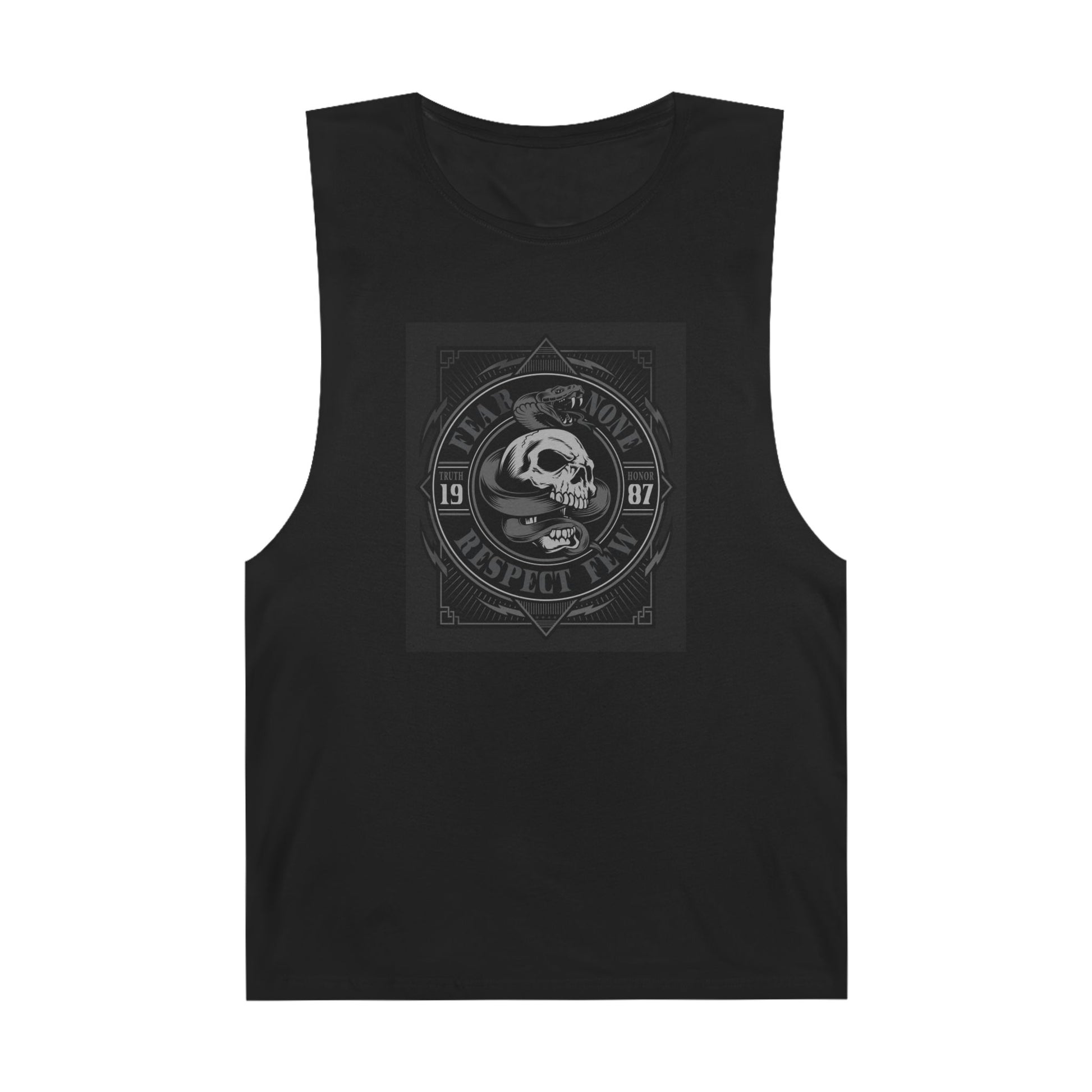 Fear None-Respect Few-No Quarter Unisex Barnard Tank