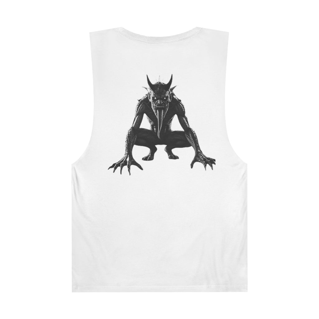 Demon Sleeveless Tee-Unisex Graphic Tank Top featuring Demon Design, Streetwear
