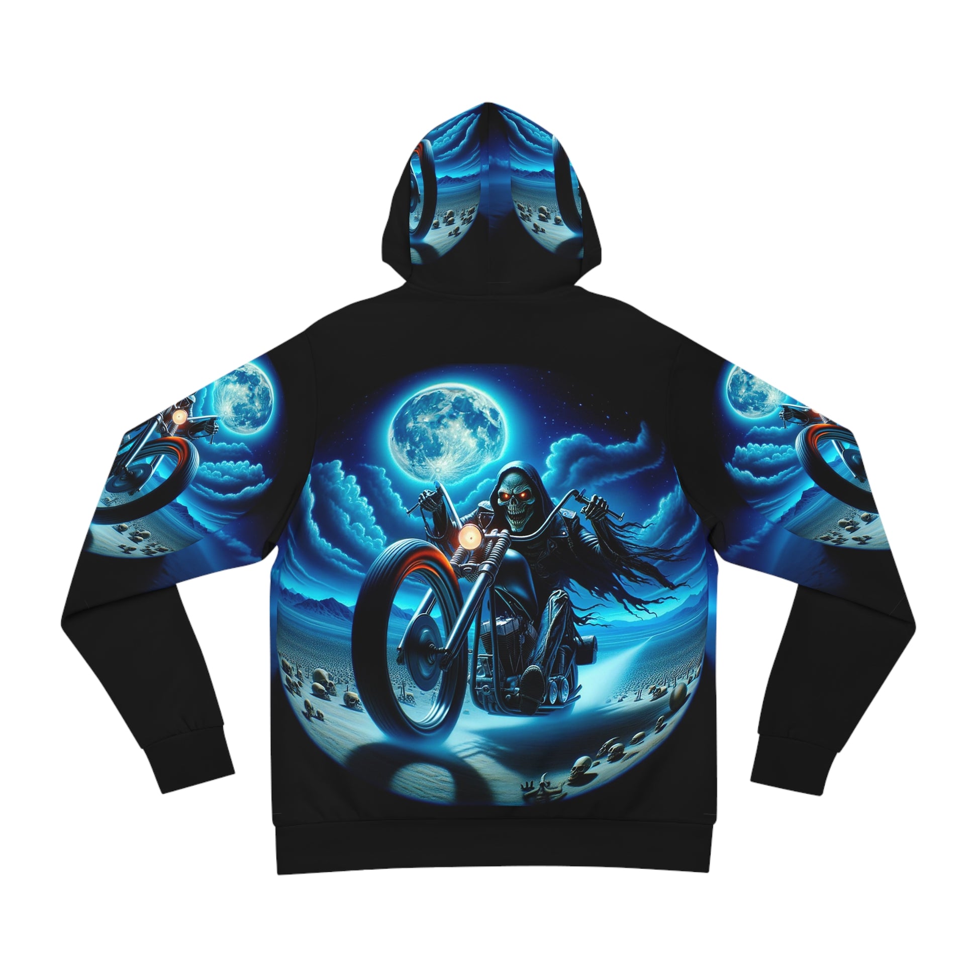 Mad Moon Rider Fashion Hoodie (AOP)
