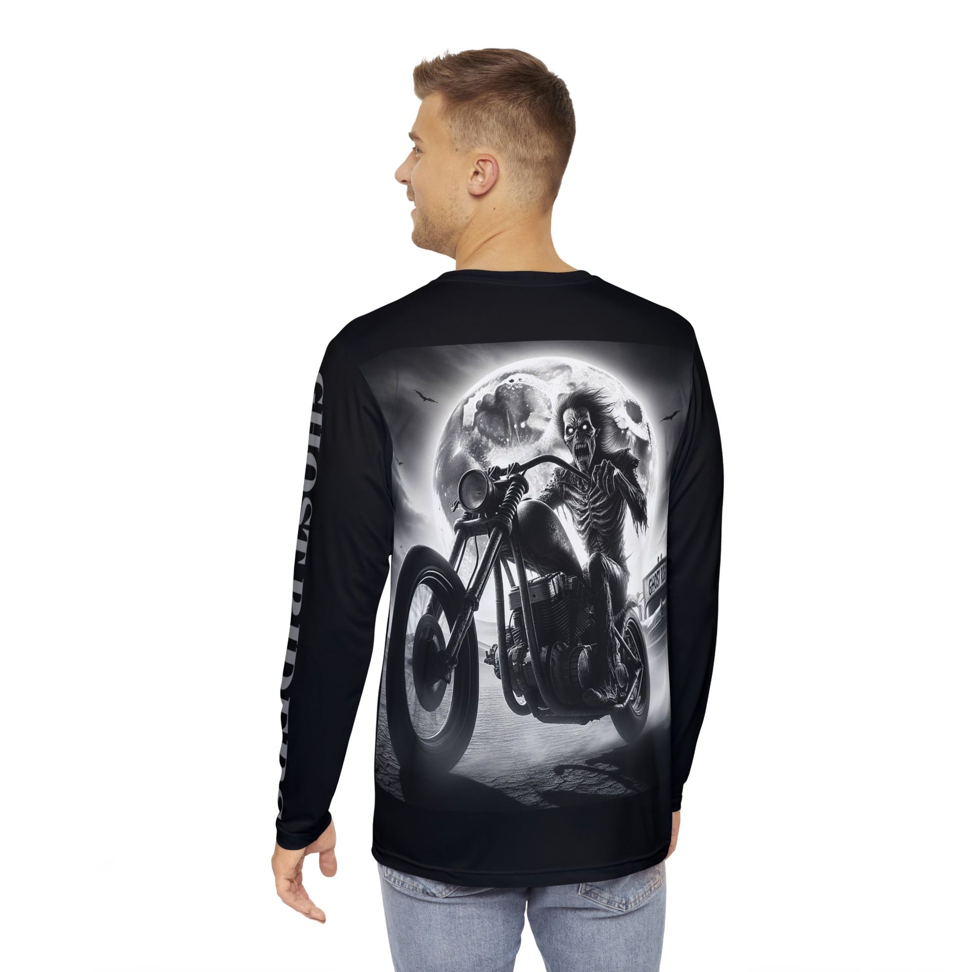 Skeleton Rider-Men's Long Sleeve Tee