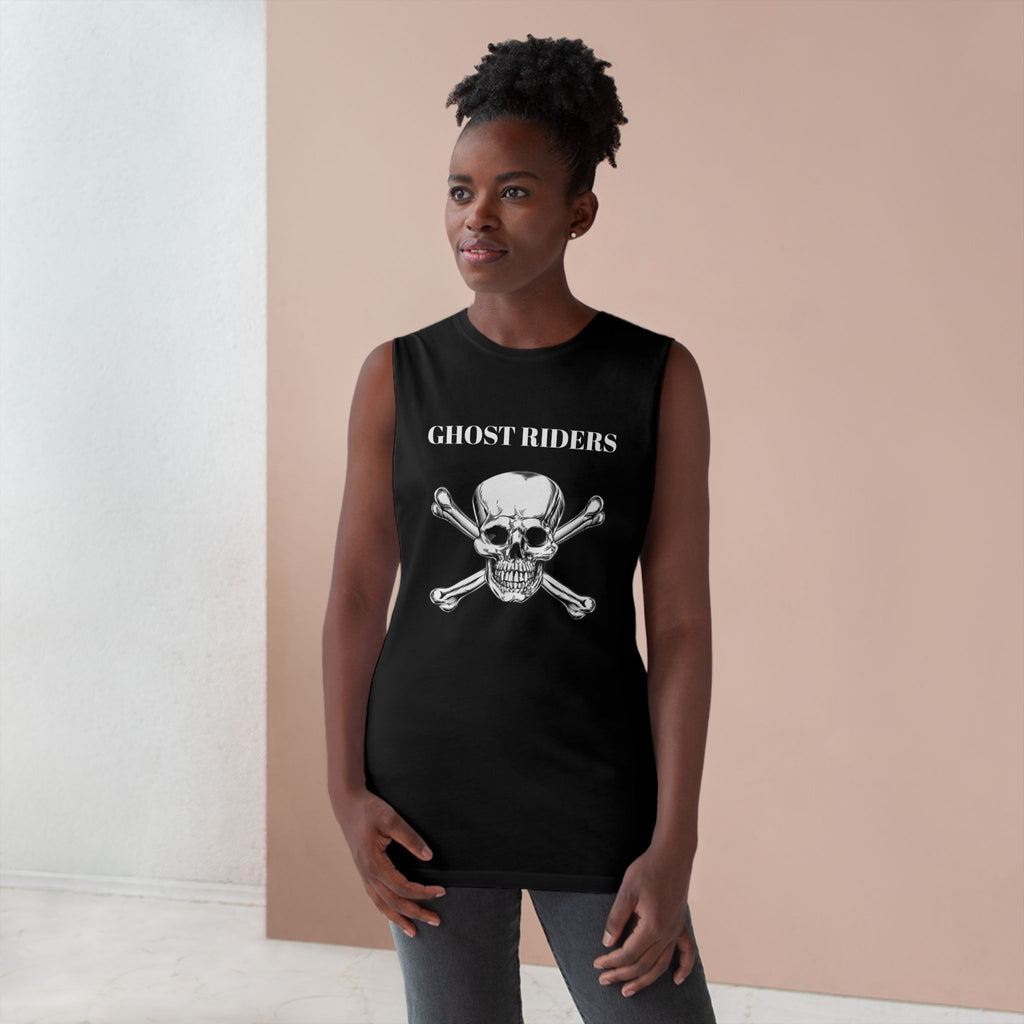 GHOST RIDERS Skull Sleeveless Tee