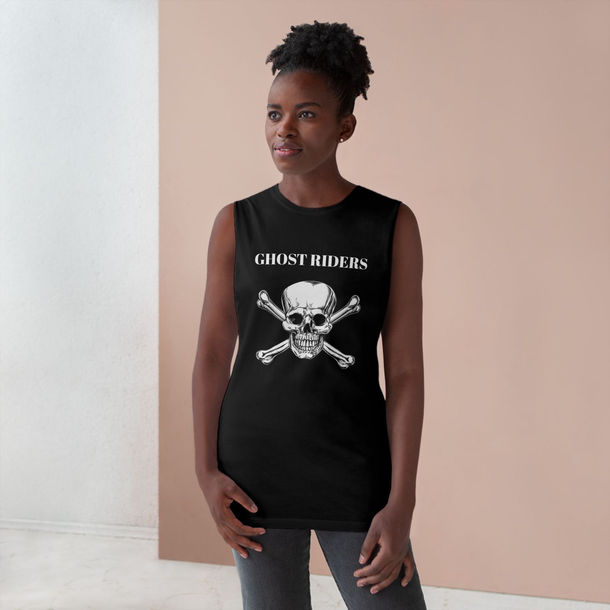 GHOST RIDERS Skull Sleeveless Tee