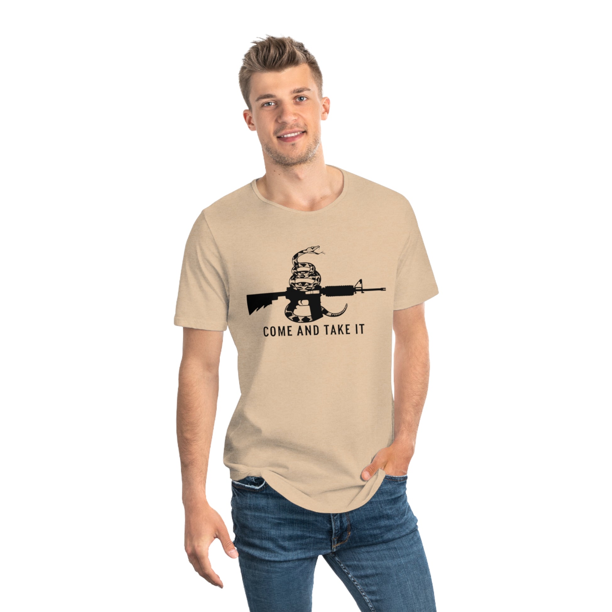 The Viper-Men's Jersey Curved Hem Tee-Light Colors