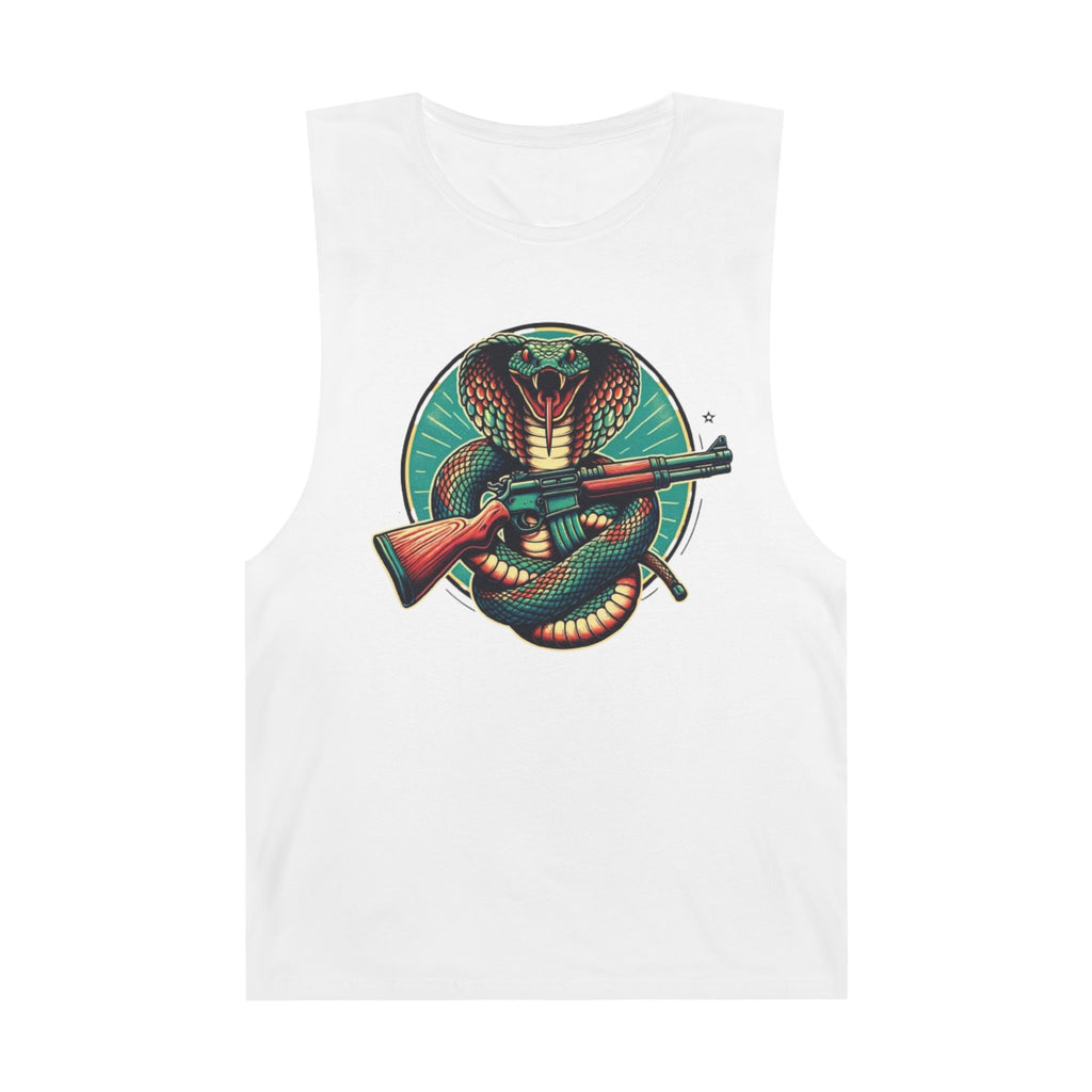 Vintage Cobra with Assault Rifle Graphic Tank Top