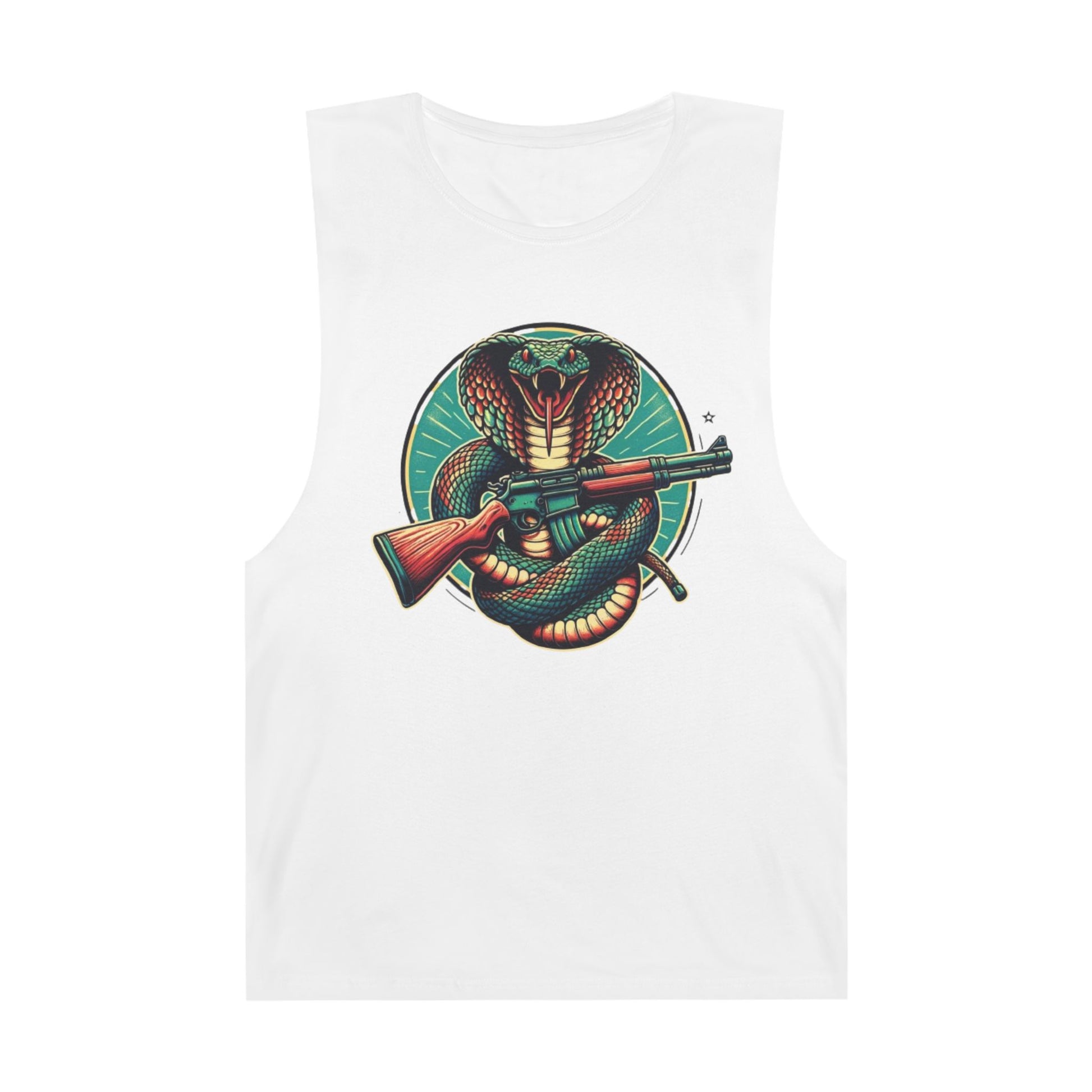 Vintage Cobra with Assault Rifle Graphic Tank Top