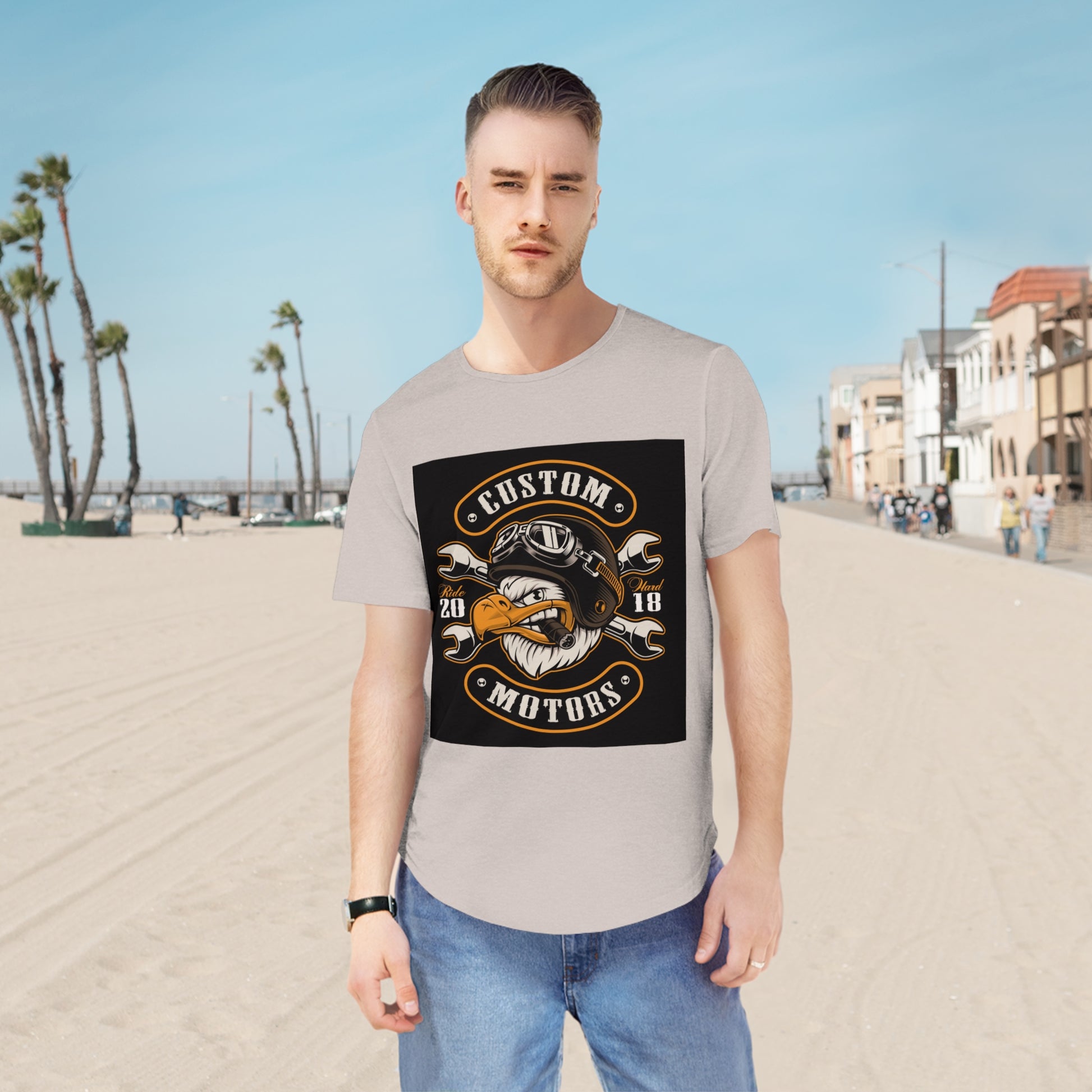 Custom Motors Curved Hem Tee