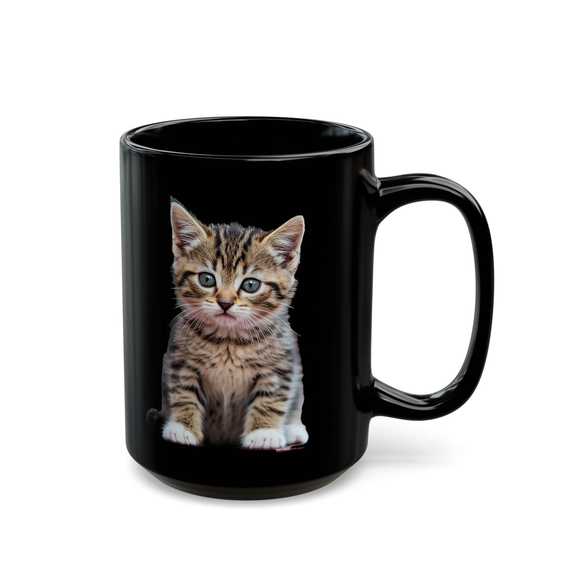 Kitty Black Mug (11oz, 15oz)