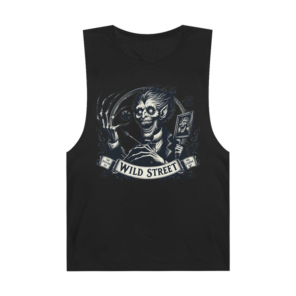 Crazy Wild Street Sleeveless Tee-Wild Street Graphic Tank Top, Gothic Style Apparel