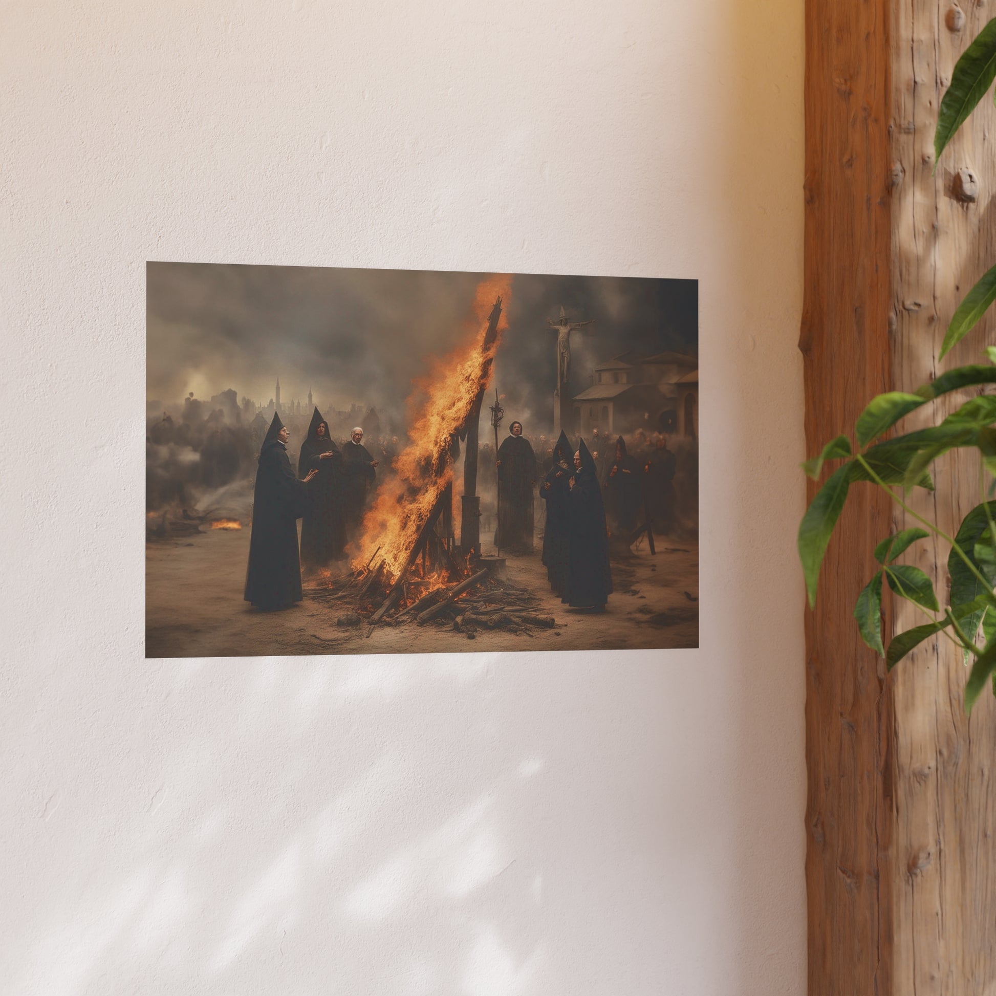 Witches Burning Satin and Archival Matte Poster