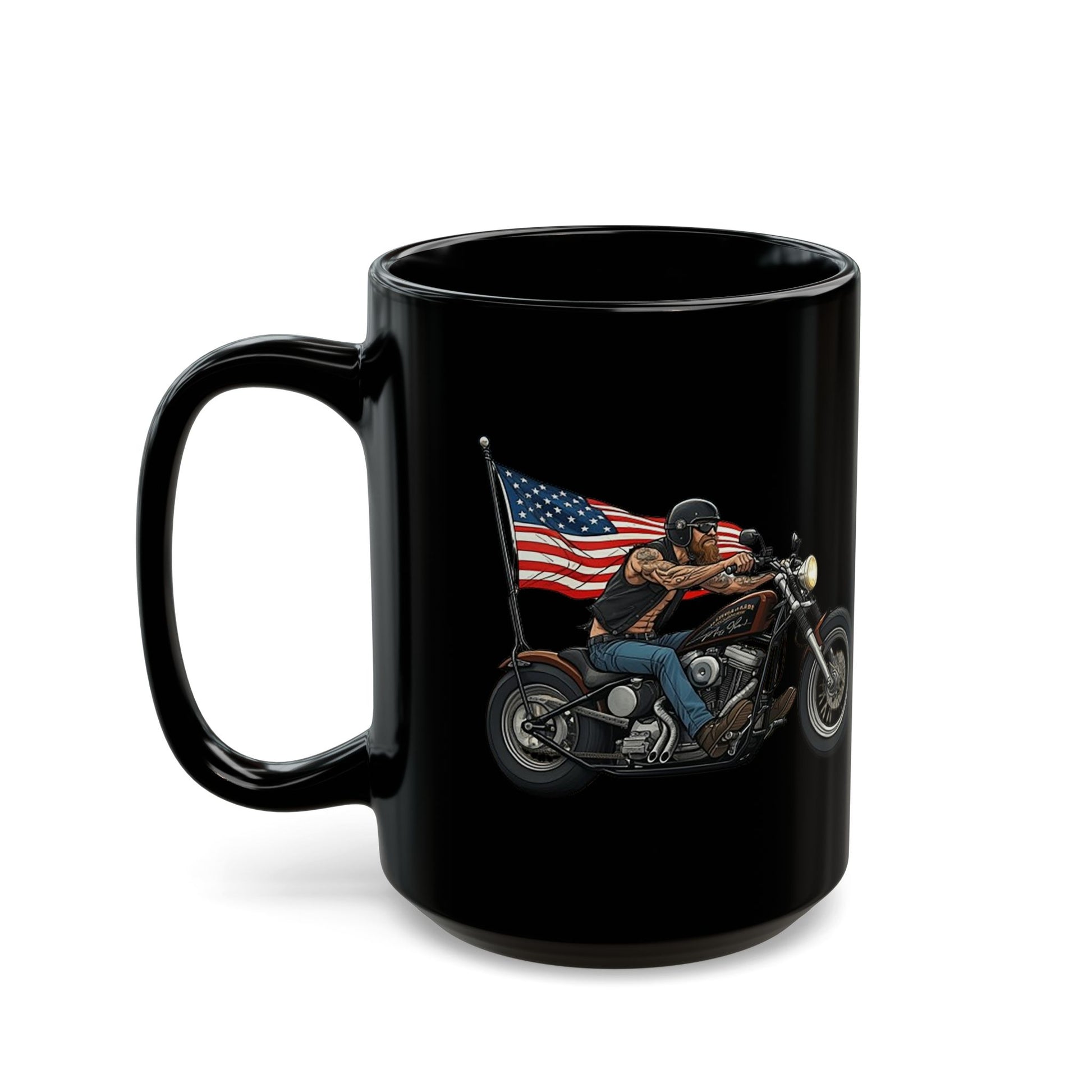 American Biker Black Mug (11oz, 15oz)