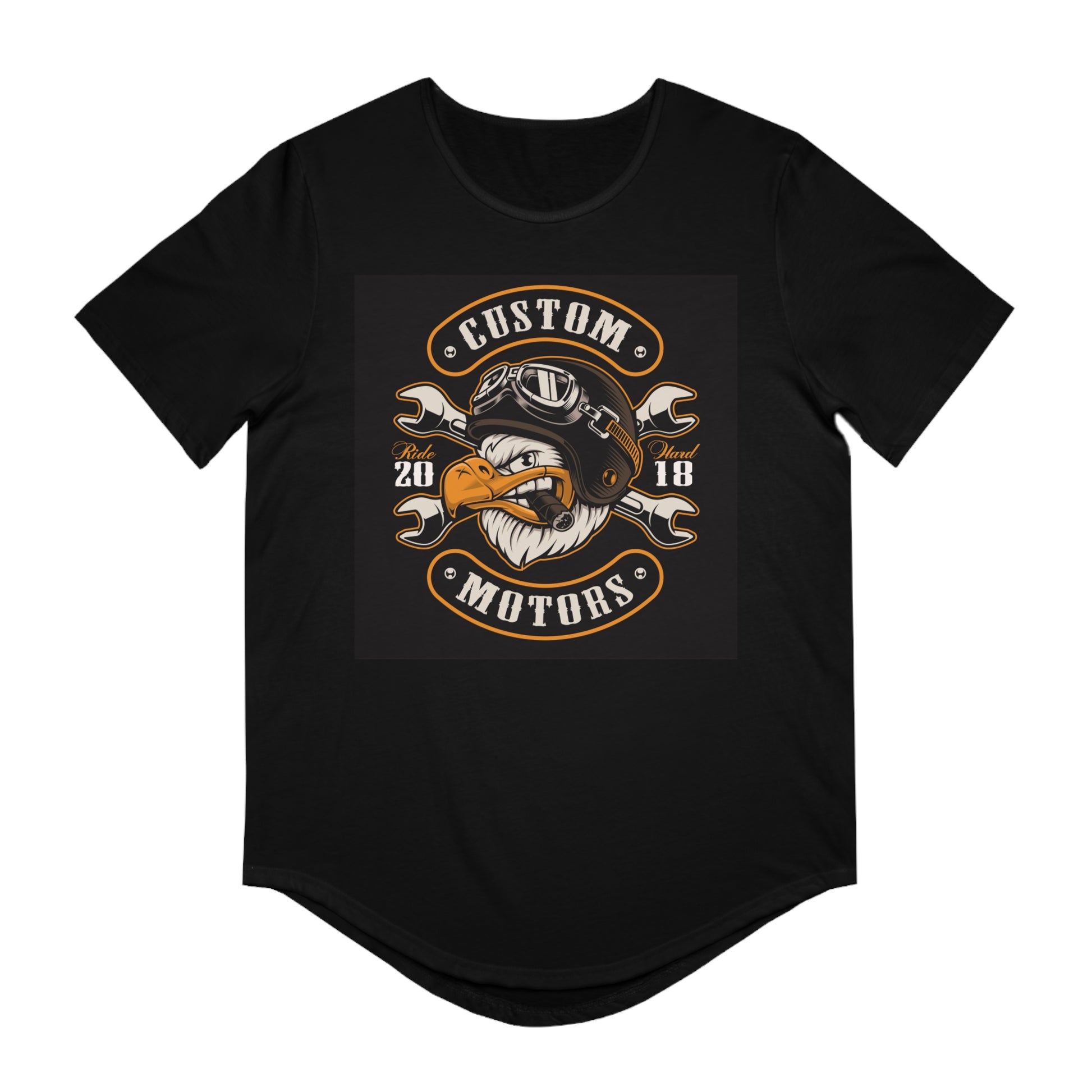 Custom Motors Curved Hem Tee