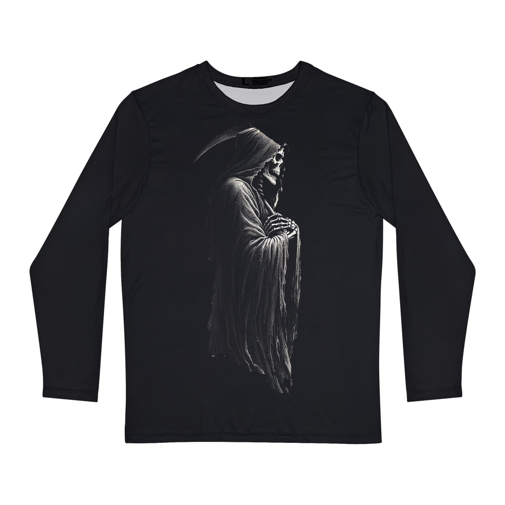 The Death Watcher-Men's Long Sleeve Shirt (AOP)