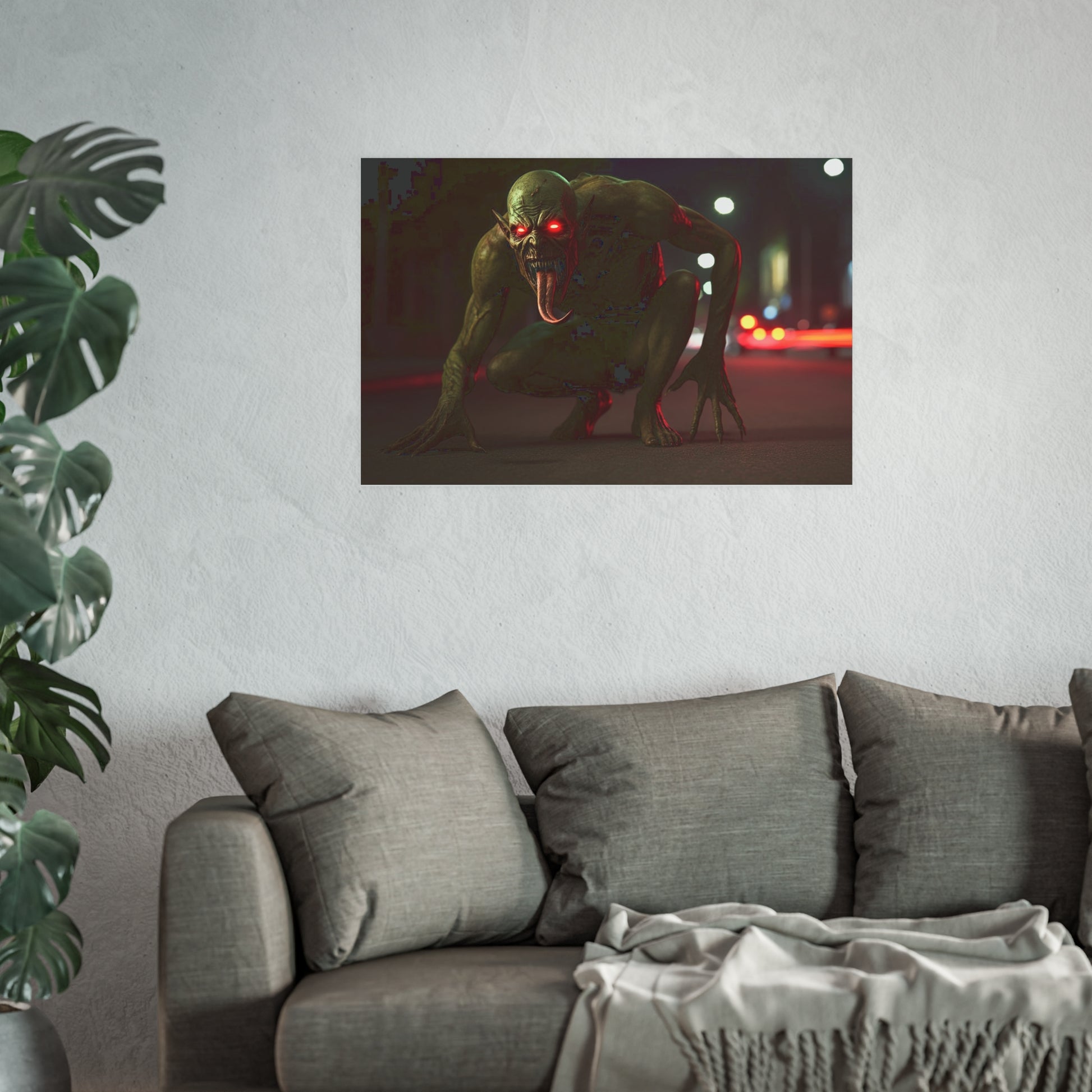Red Eyes Satin and Archival Matte Poster