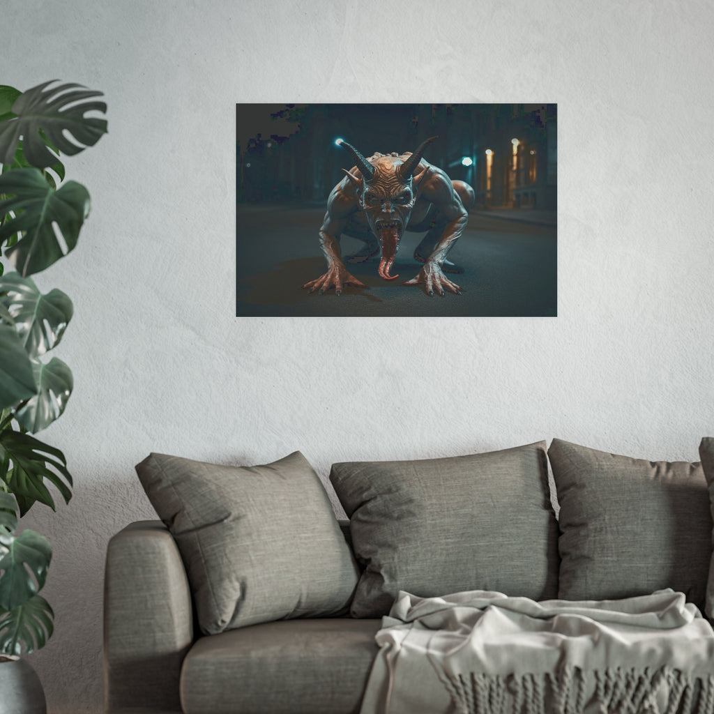 Street Demon Satin and Archival Matte Poster