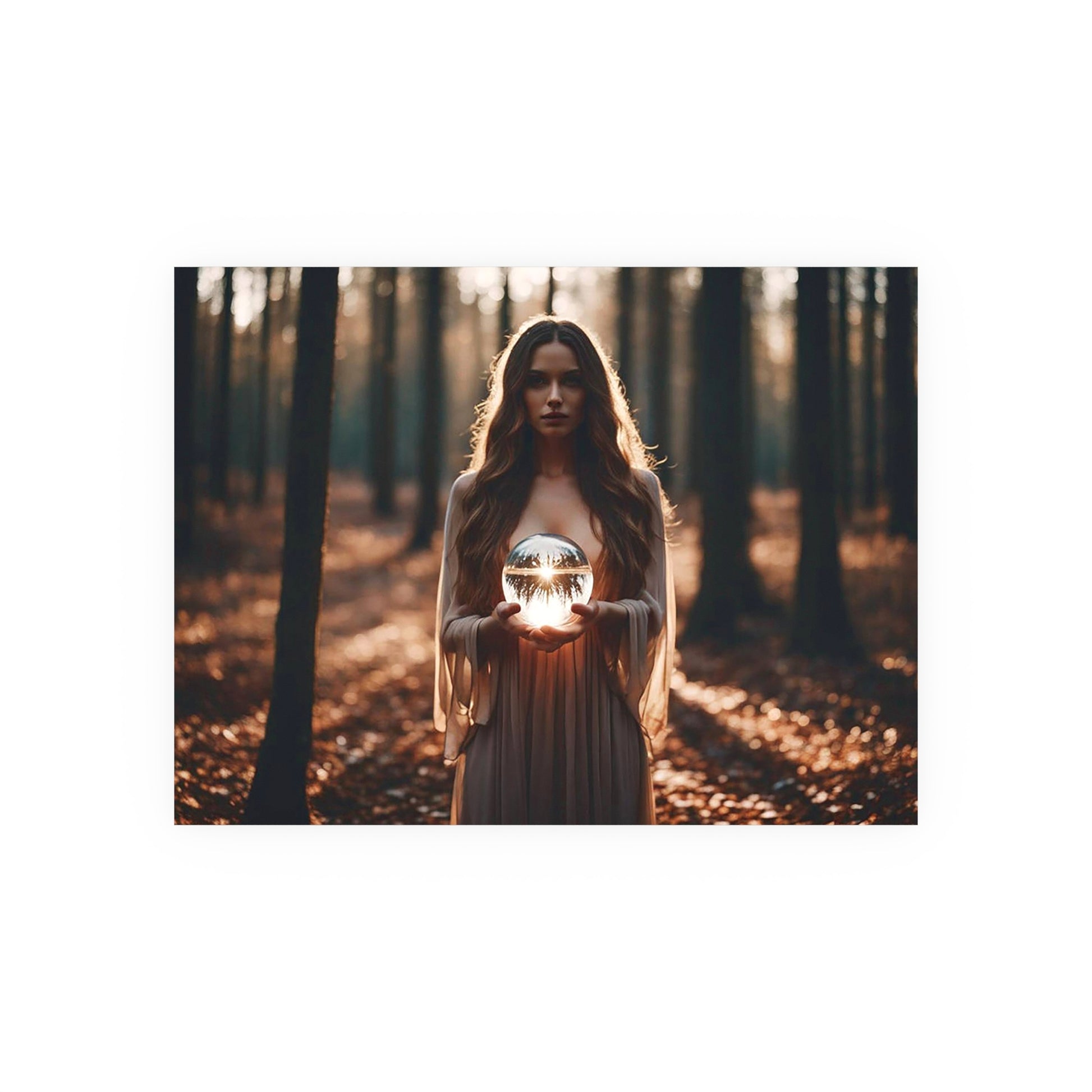 Sunrise Crystal Ball Satin and Archival Matte Poster