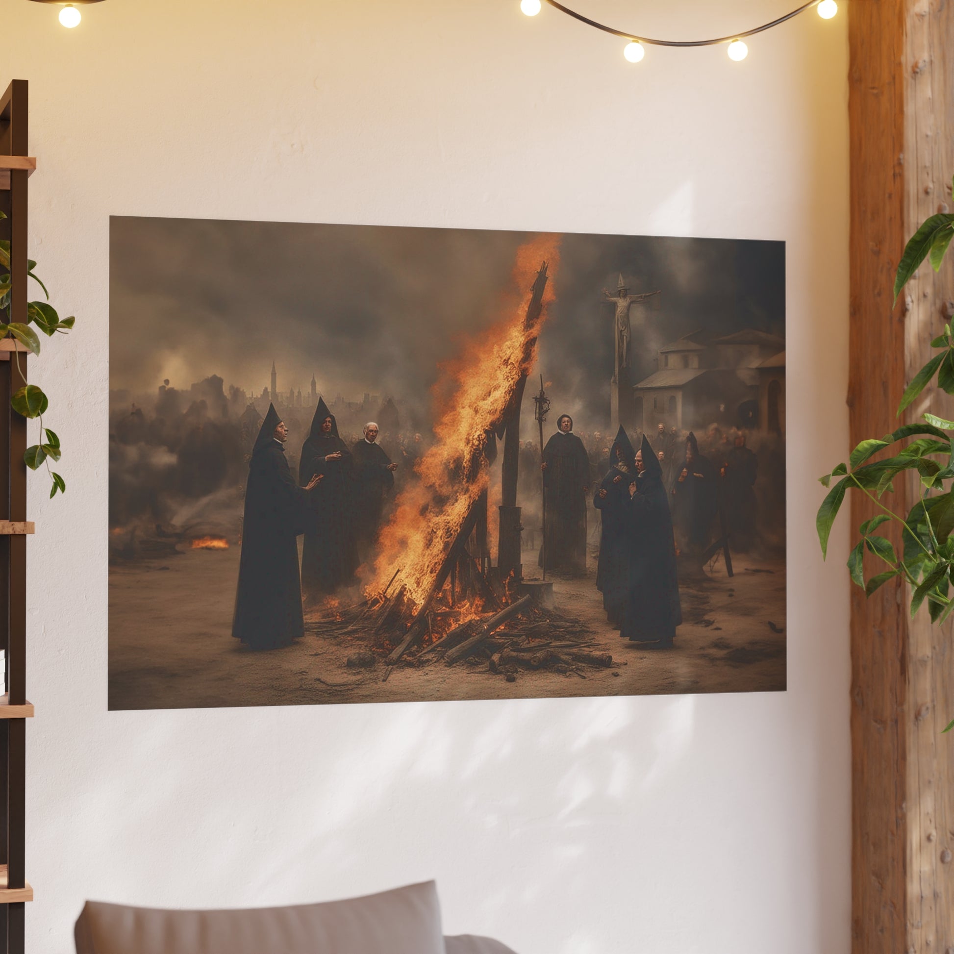 Witches Burning Satin and Archival Matte Poster