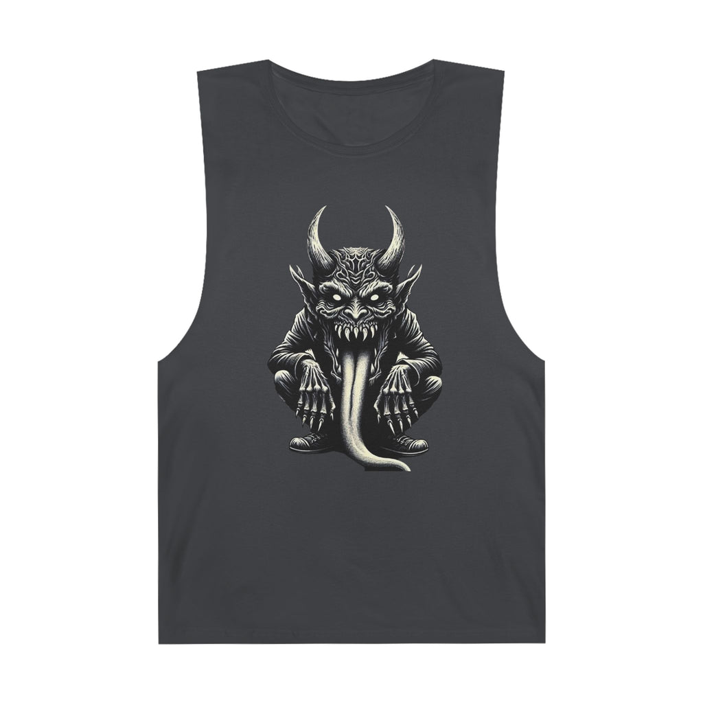 Demon Sleeveless Tee-Unisex Graphic Tank Top featuring Demon Design, Streetwear