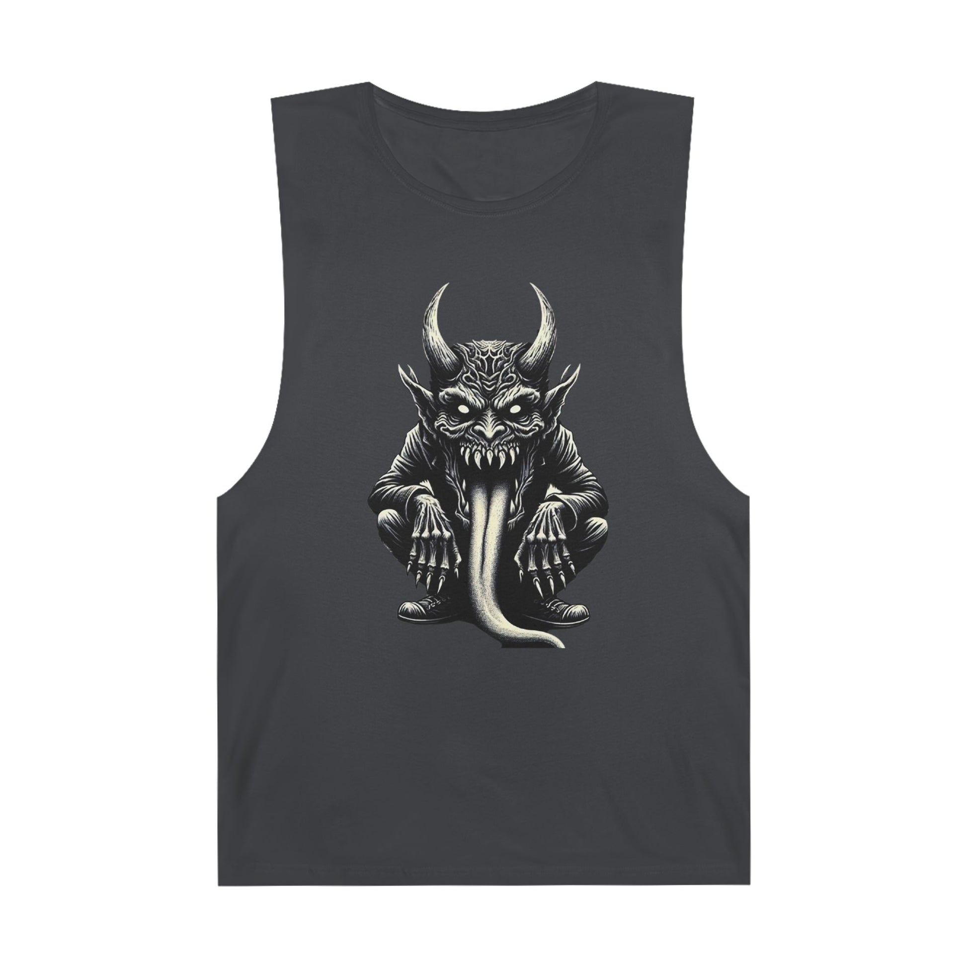 Demon Sleeveless Tee-Unisex Graphic Tank Top featuring Demon Design, Streetwear