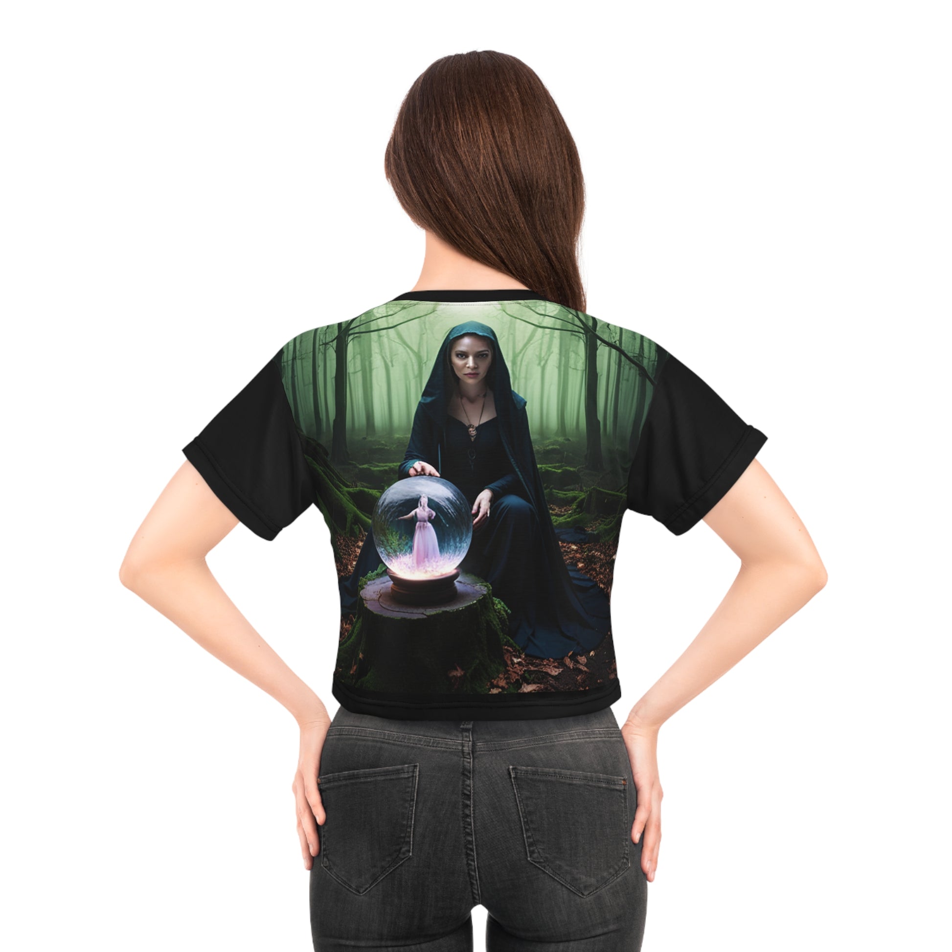 The Microcosm-Crop Tee (AOP)