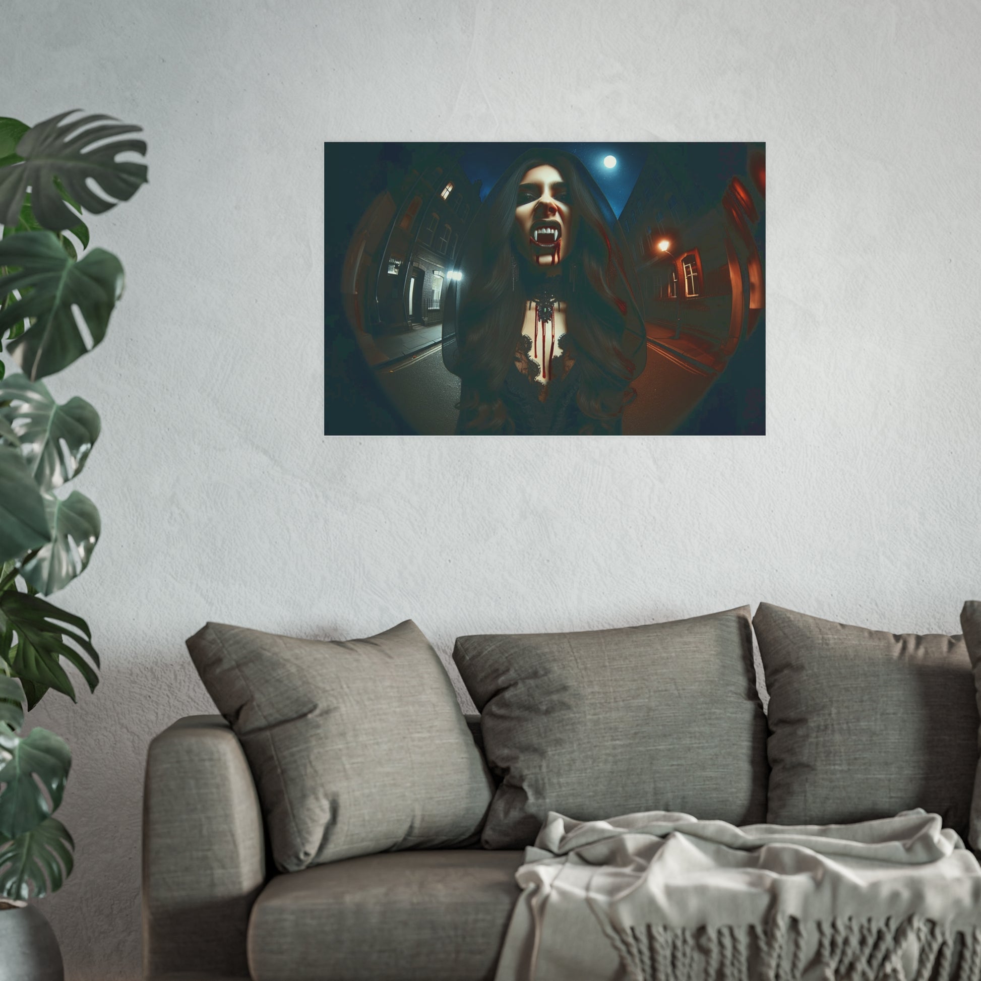Vampire Mouth Satin and Archival Matte Poster