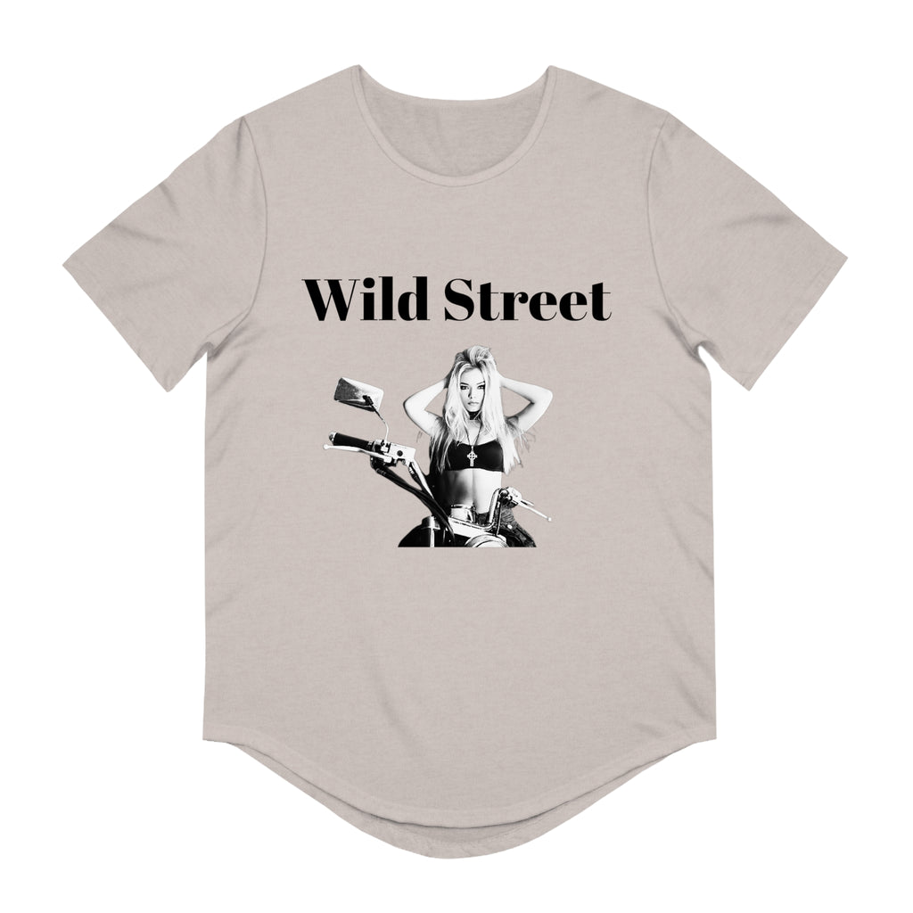 Wild Street Jersey Curved Hem Tee