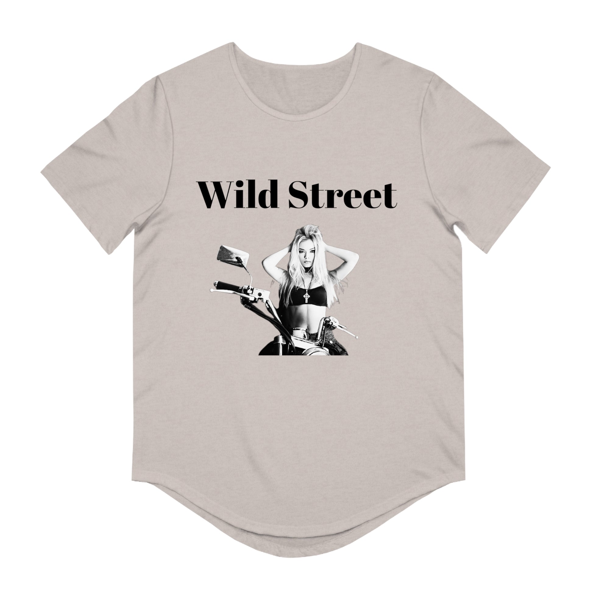 Wild Street Jersey Curved Hem Tee