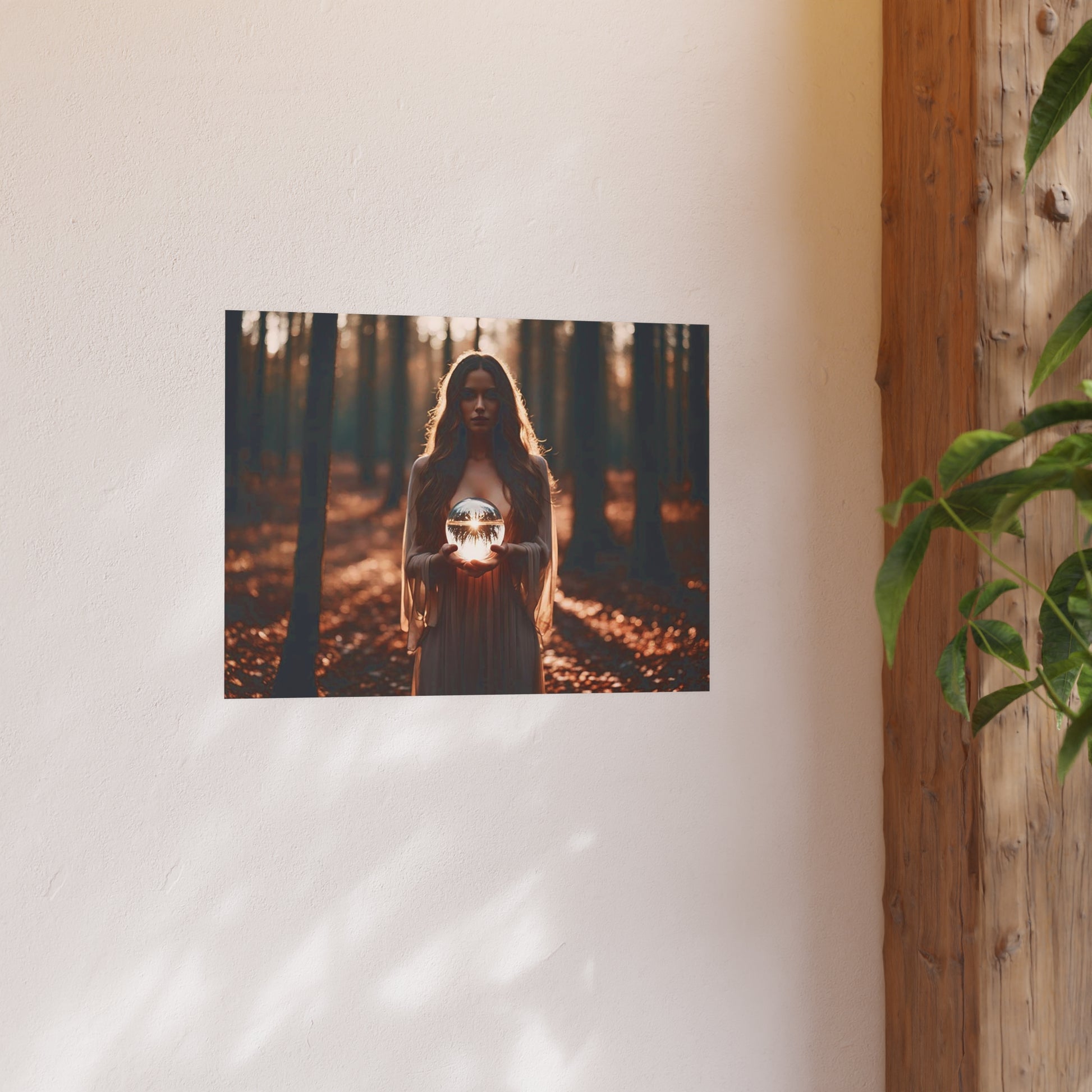 Sunrise Crystal Ball Satin and Archival Matte Poster