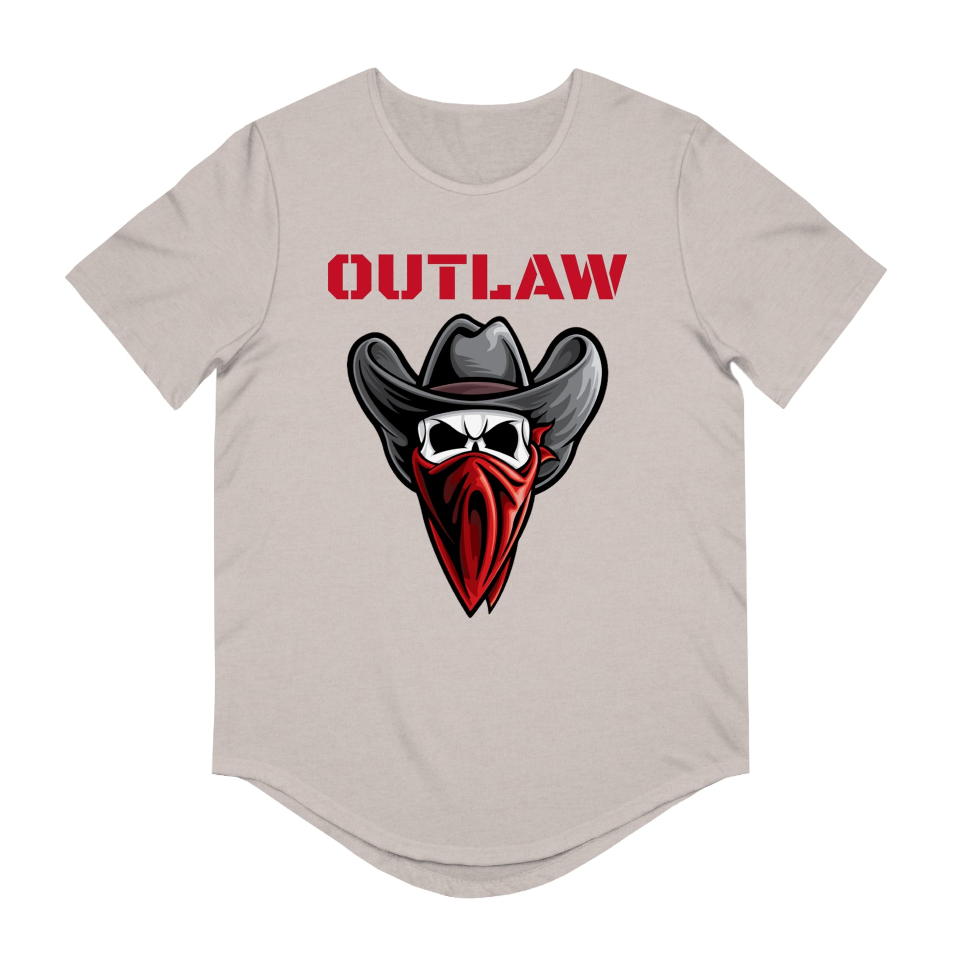 OUTLAW Men's Jersey Curved Hem Tee