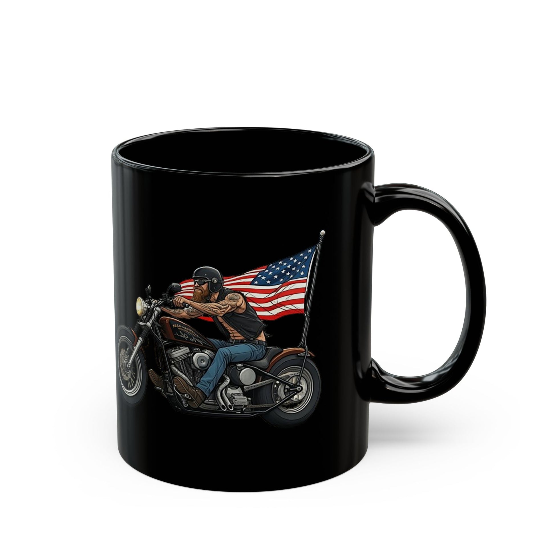 American Biker Black Mug (11oz, 15oz)
