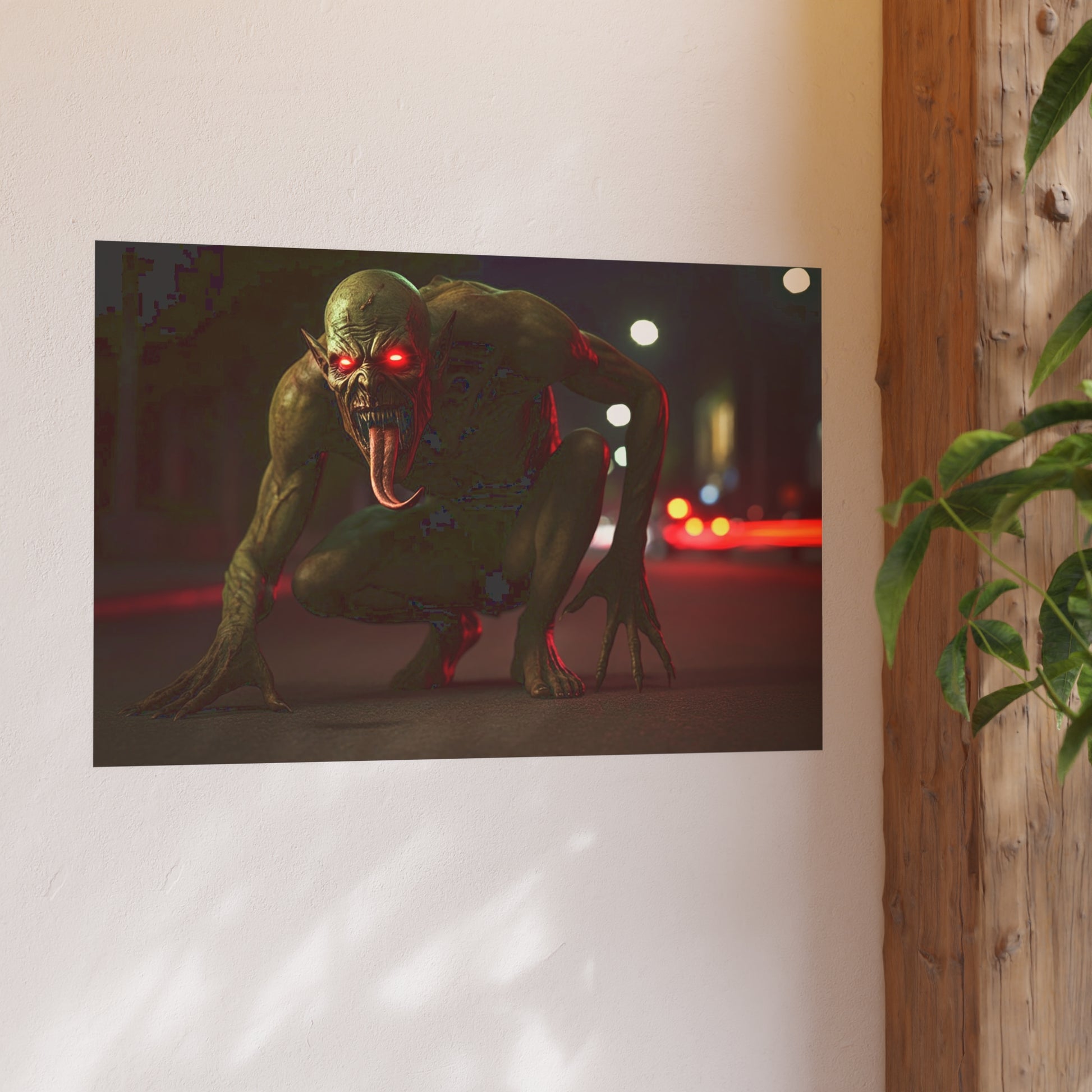 Red Eyes Satin and Archival Matte Poster