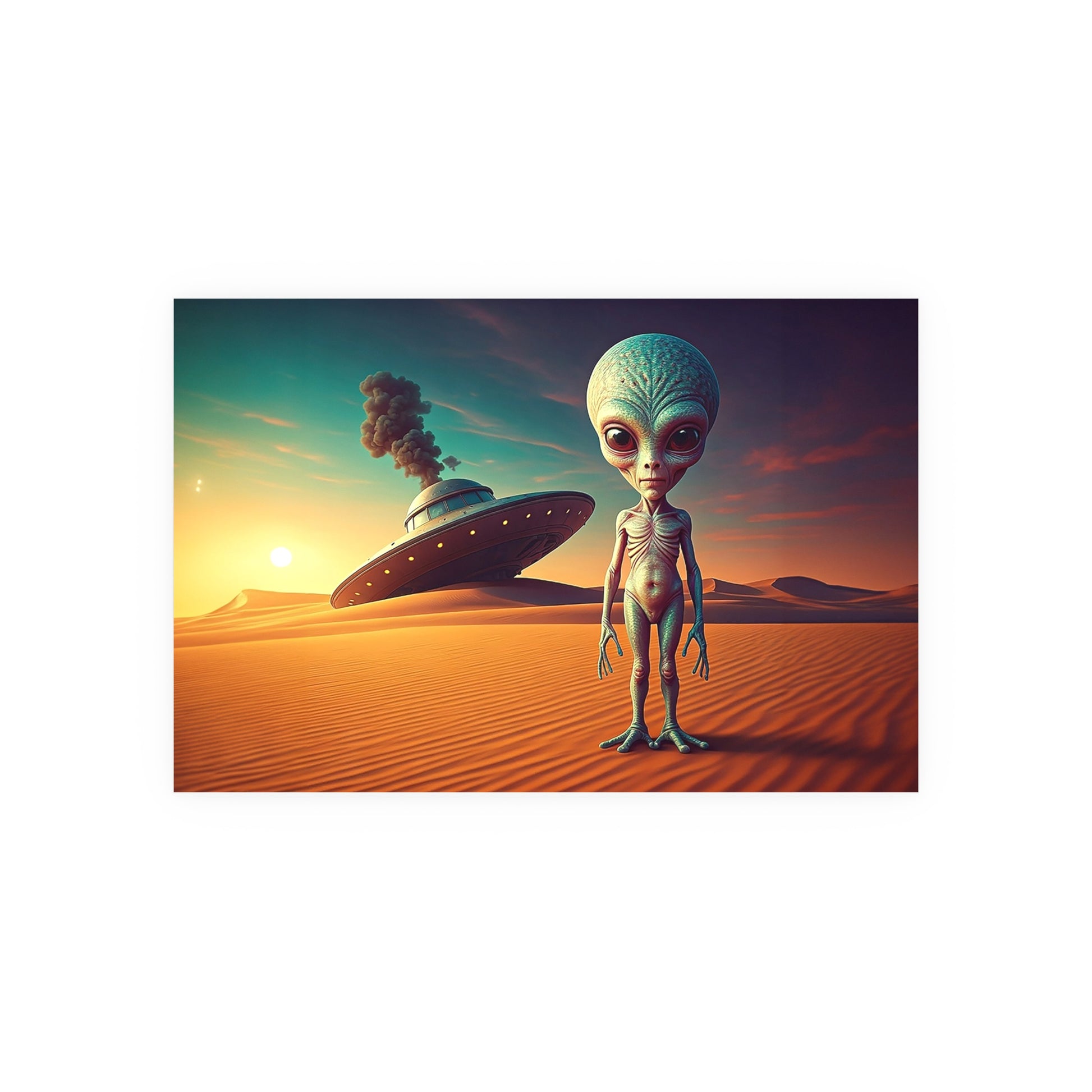 Take Me To Your Leader Satin and Archival Matte Poster