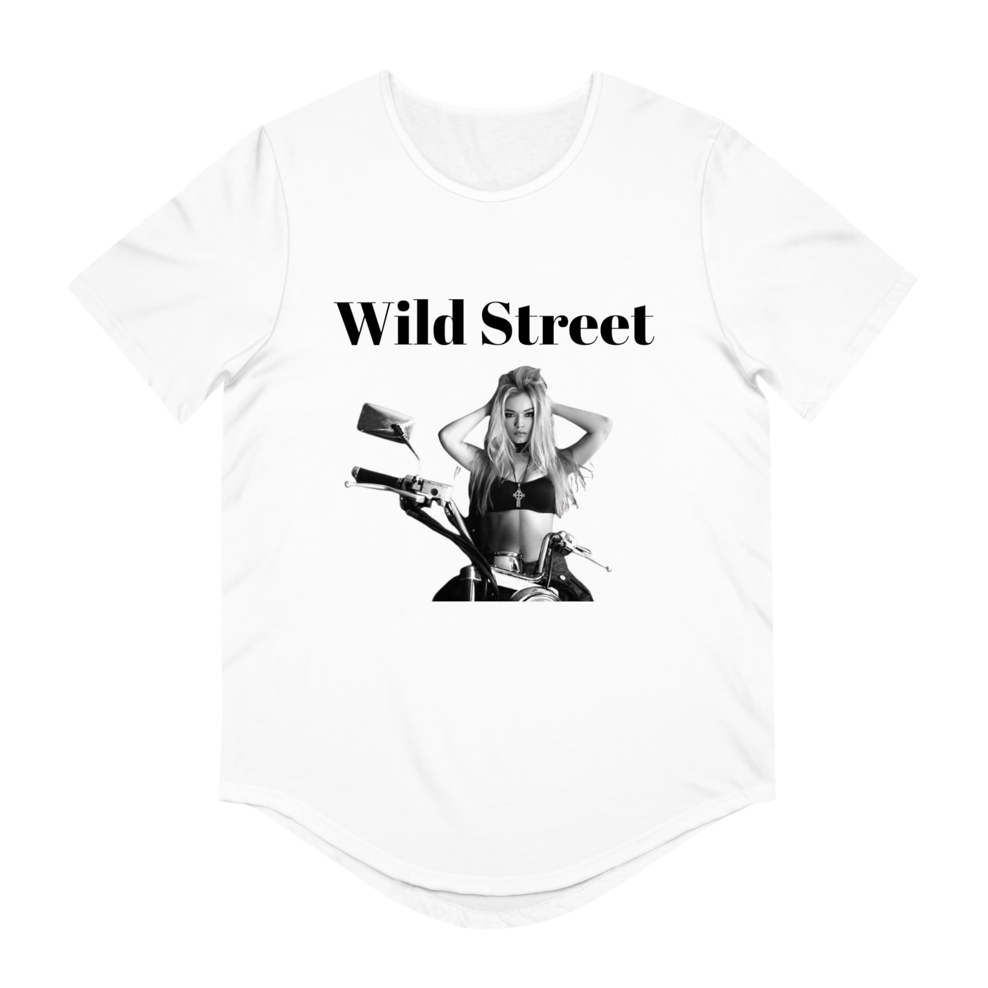 Wild Street Jersey Curved Hem Tee