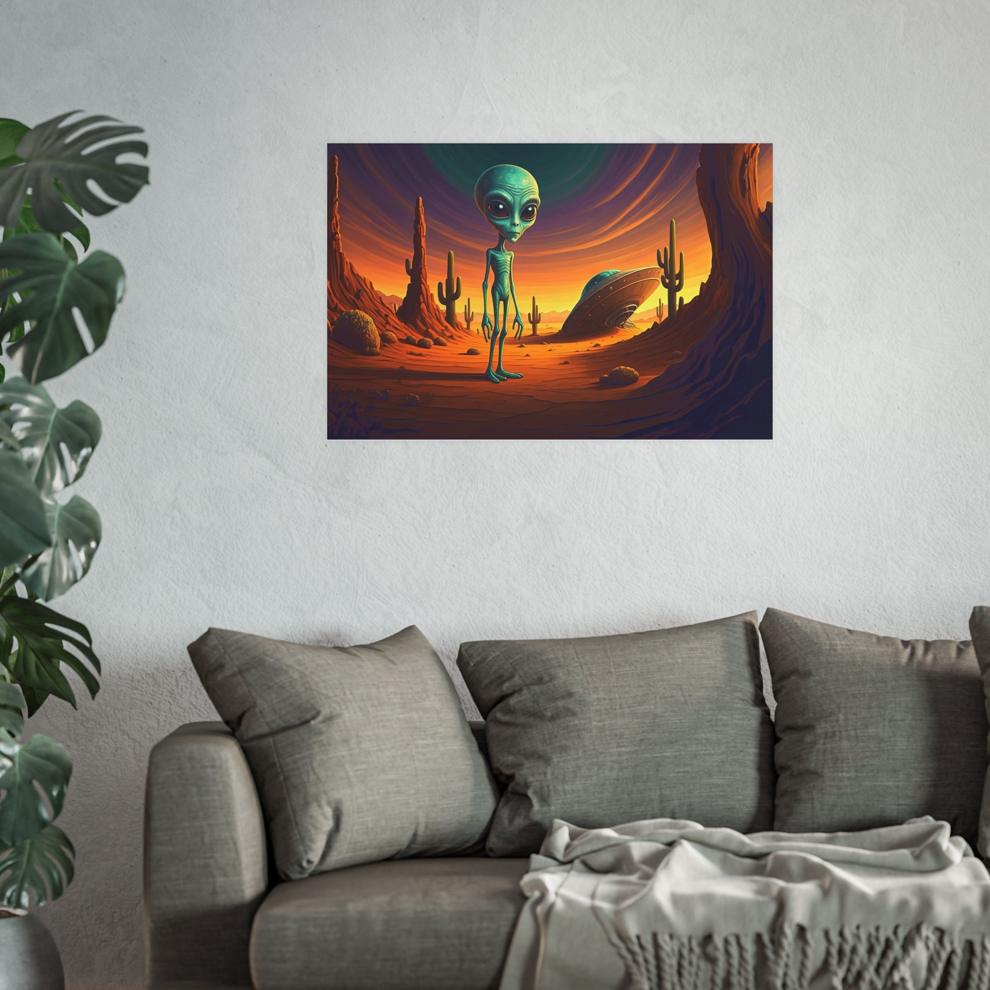Crash Landing Satin and Archival Matte Poster