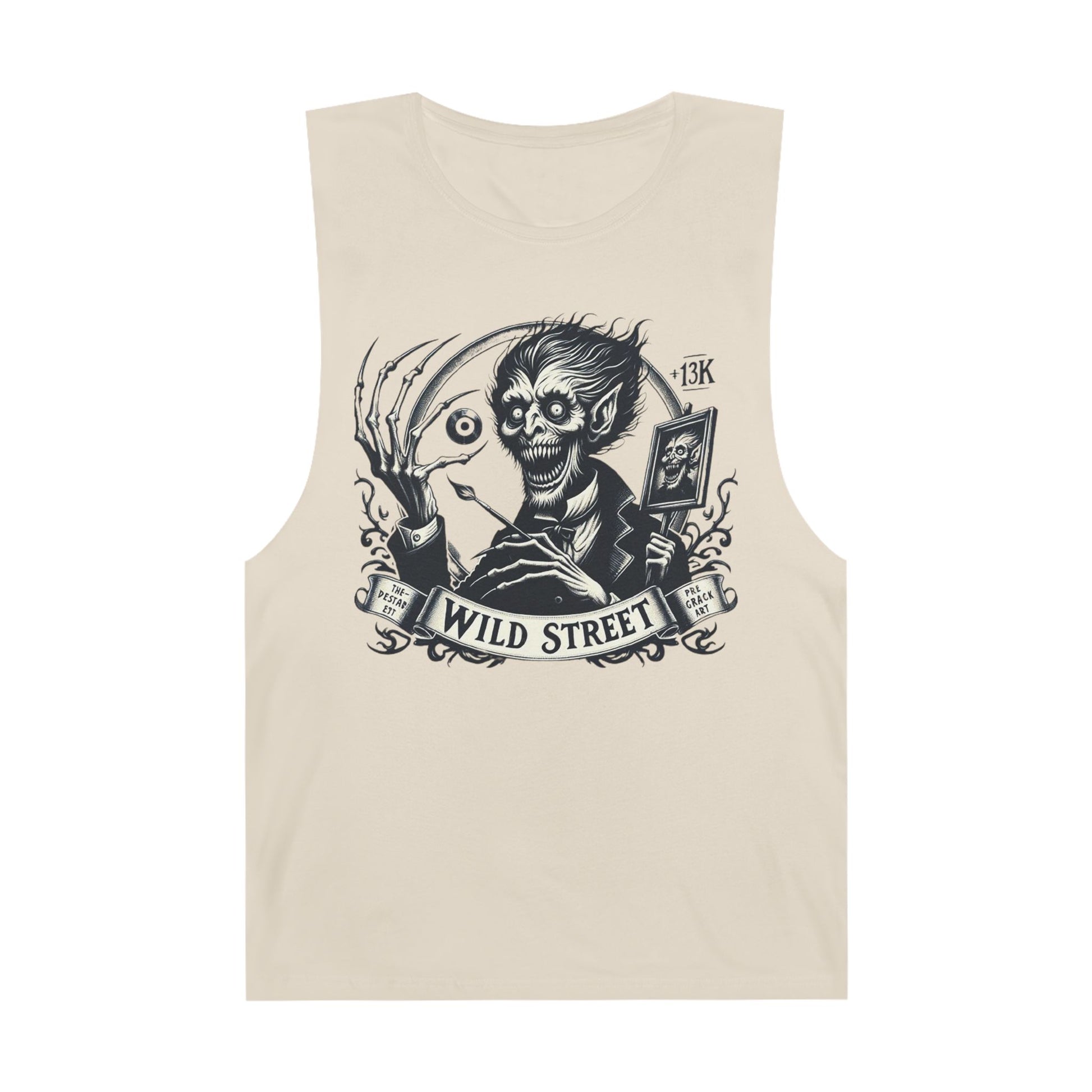 Crazy Wild Street Sleeveless Tee-Wild Street Graphic Tank Top, Gothic Style Apparel