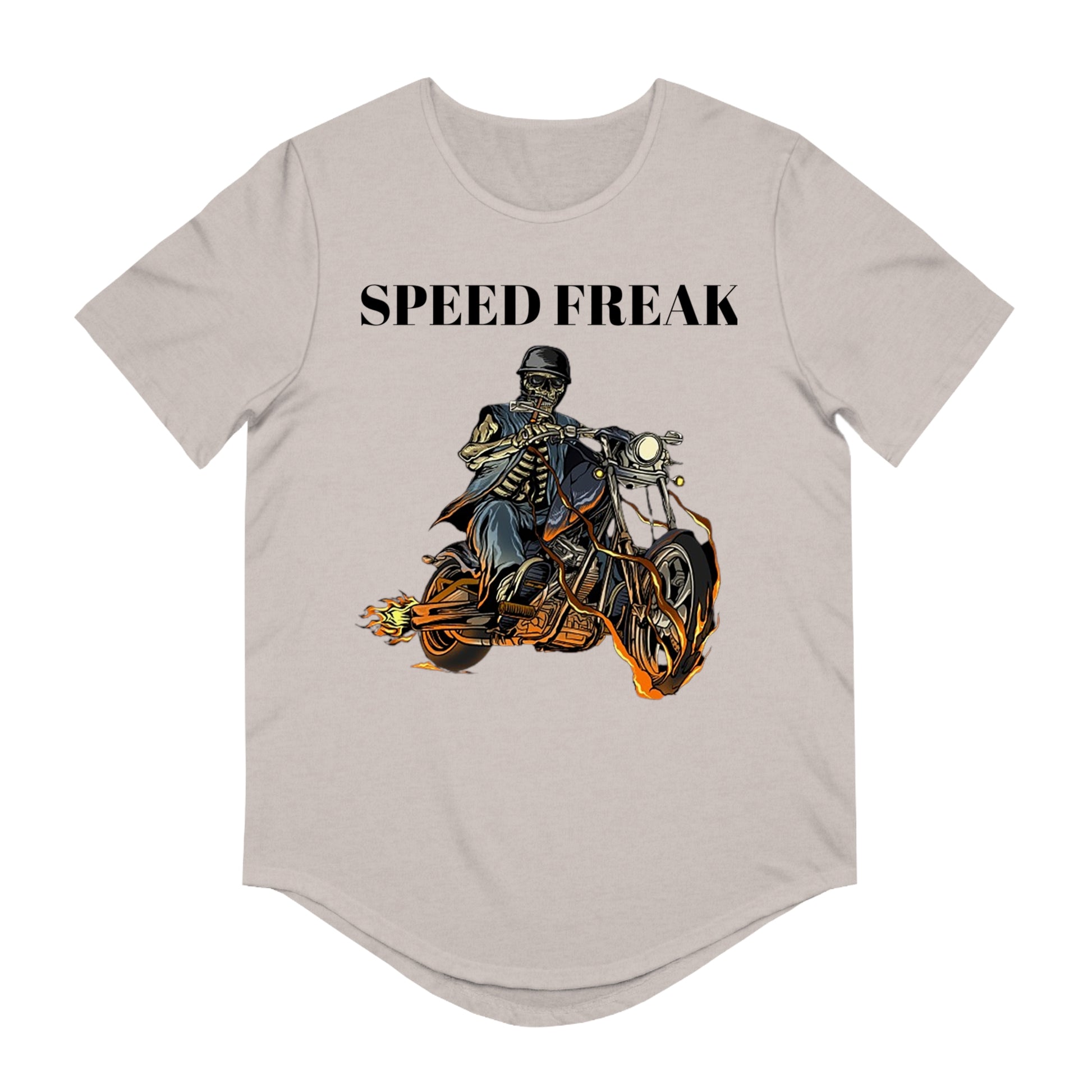 Speed Freak Men's Jersey Curved Hem Tee