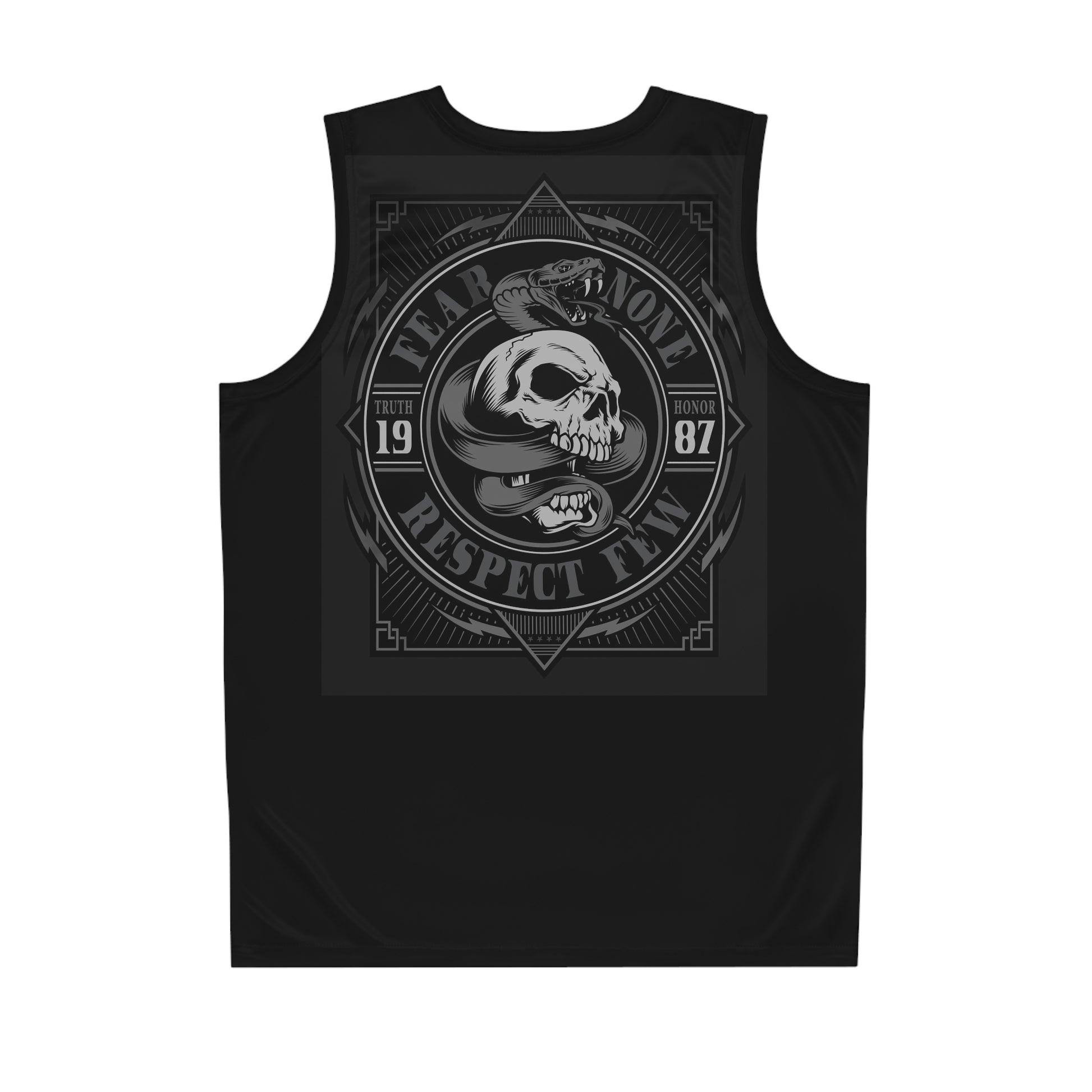 Fear None Basketball Jersey (AOP)