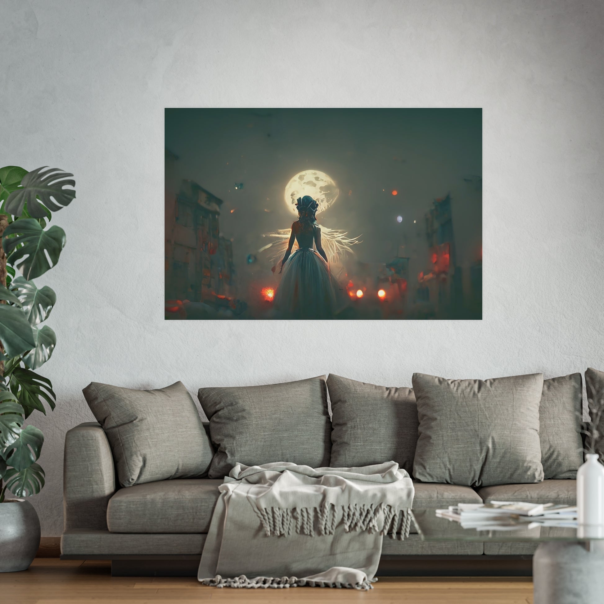 The Moon-Satin and Archival Matte Poster