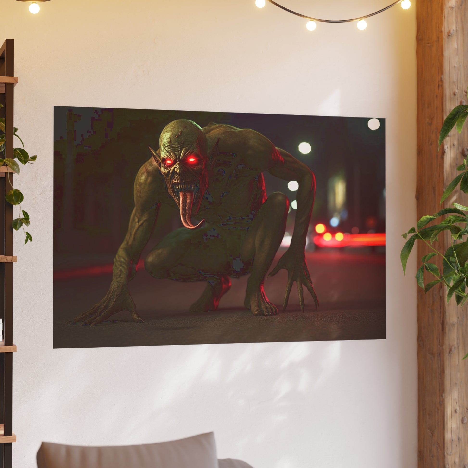 Red Eyes Satin and Archival Matte Poster