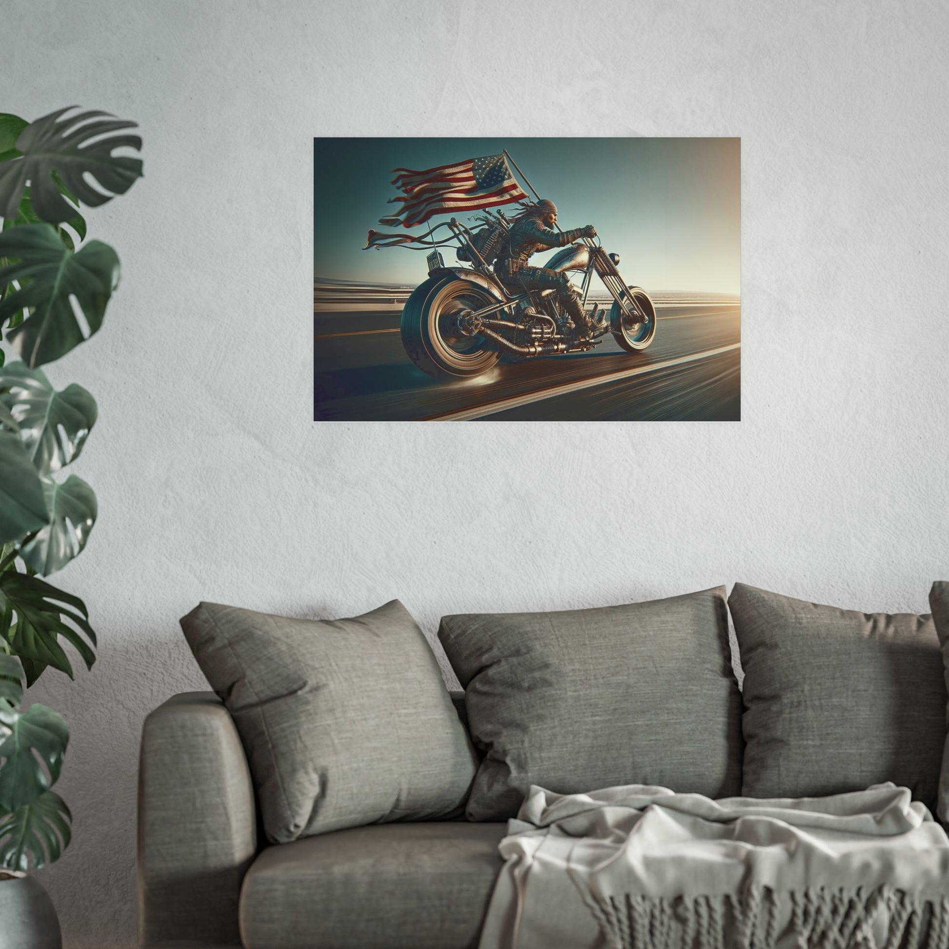 American Biker-Satin and Archival Matte Poster